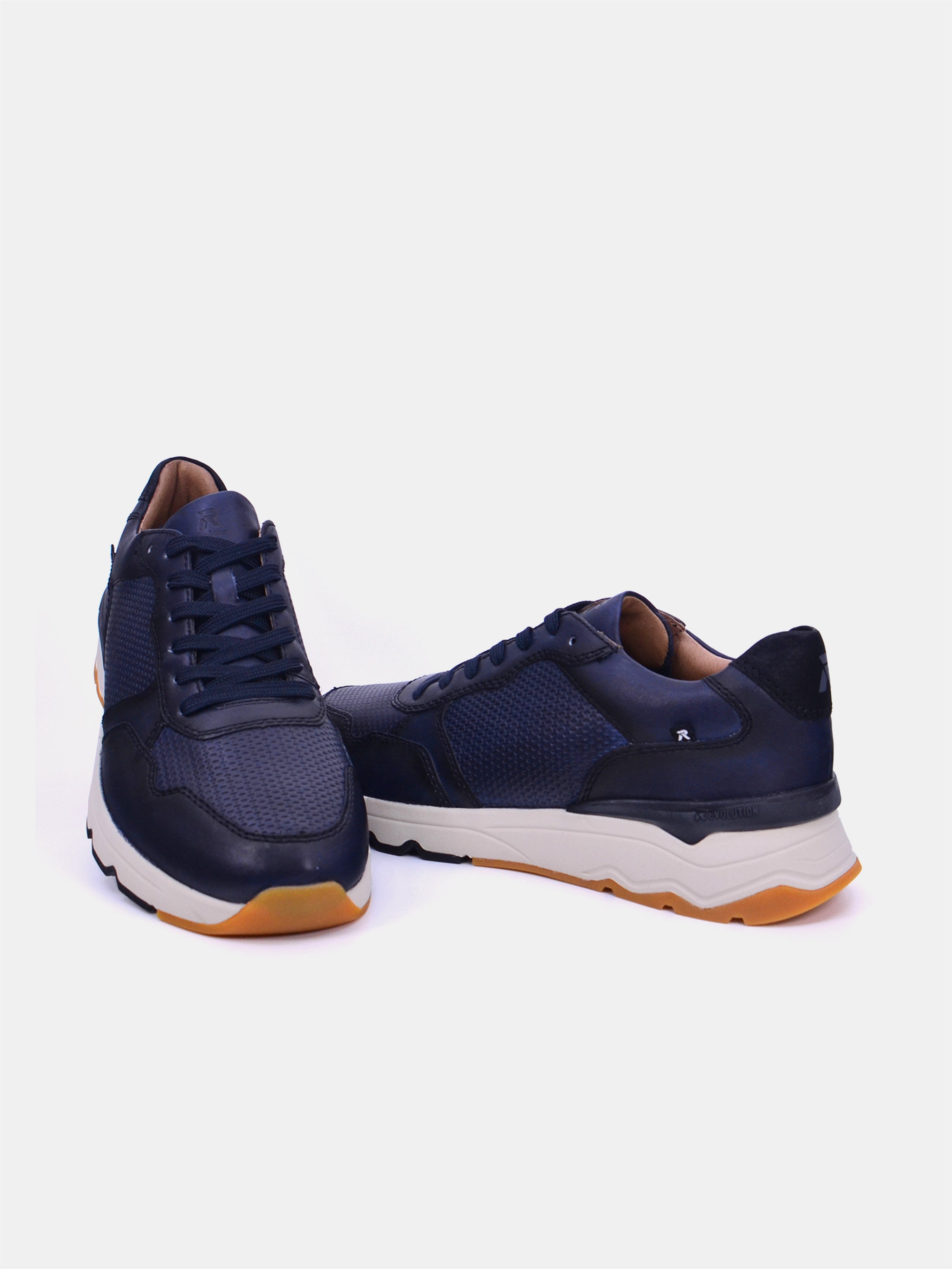 Rieker U0900-24 Men's Casual Trainers #color_Navy