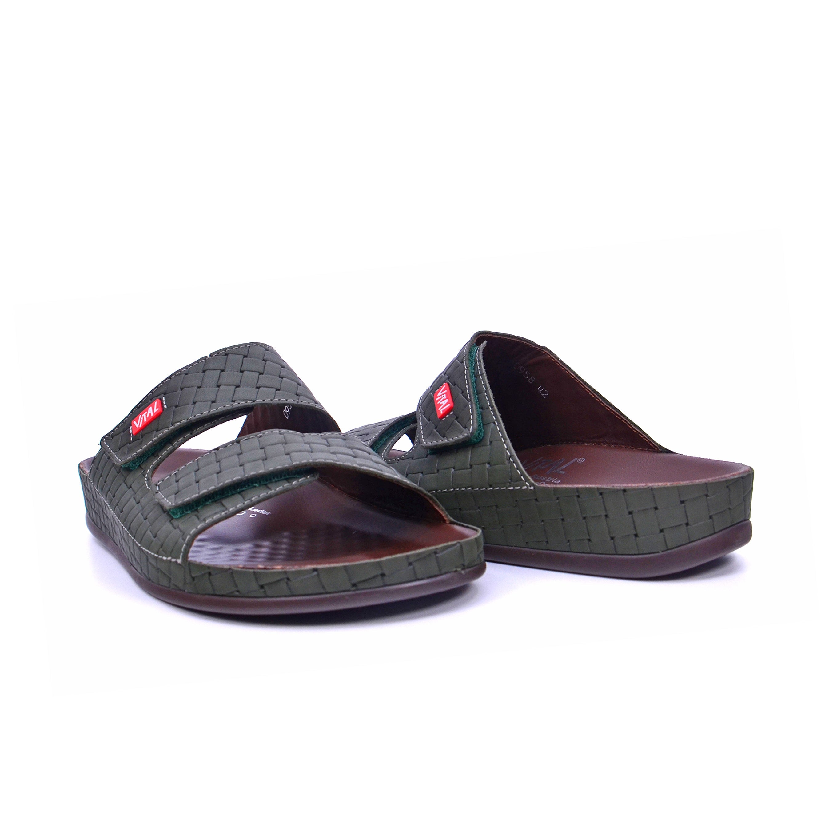 Vital Maxi Antik 0958B-445-64 Men's Sandals #color_Green