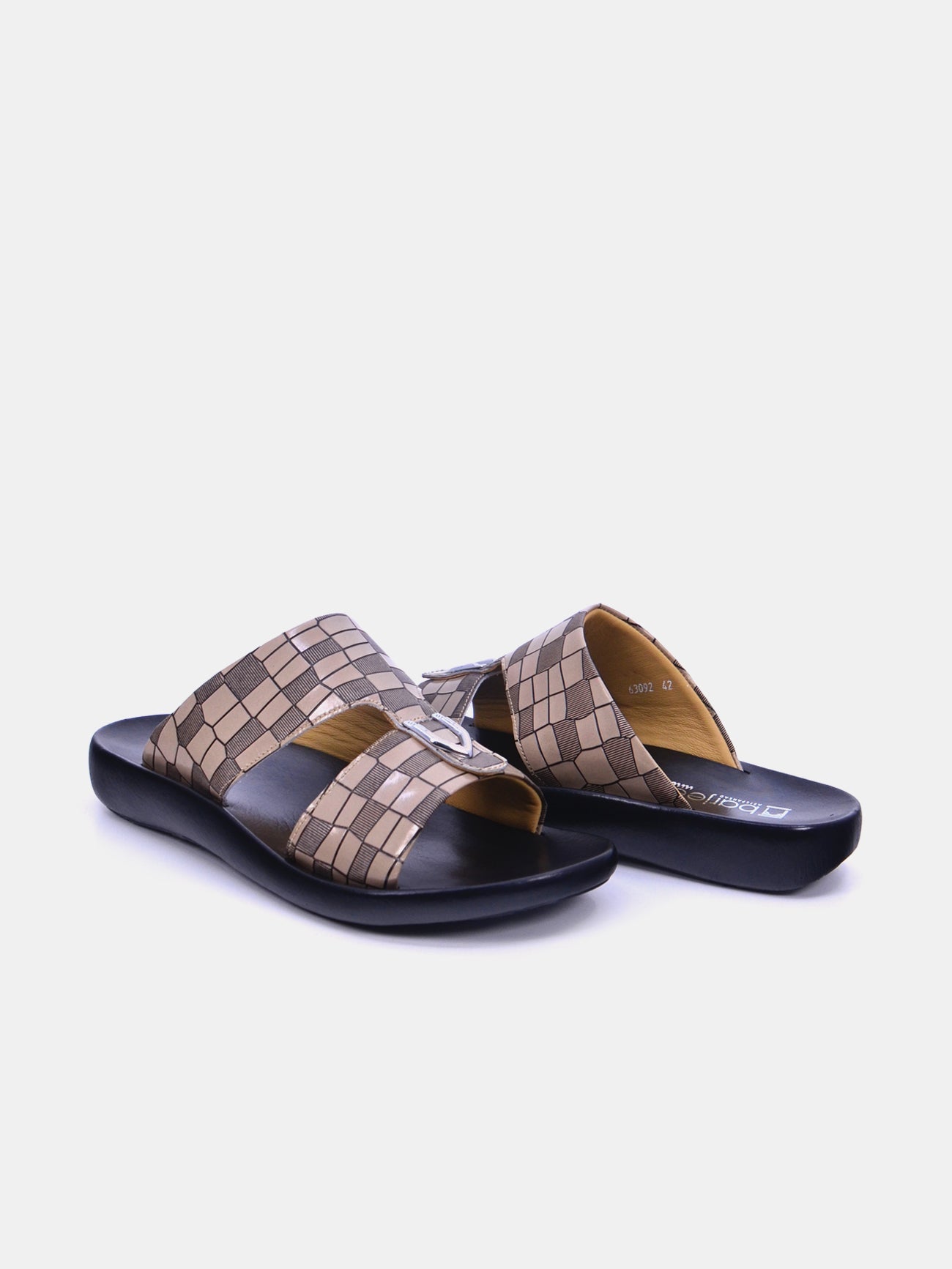 Barjeel Uno 63092 Men's Sandals #color_Beige