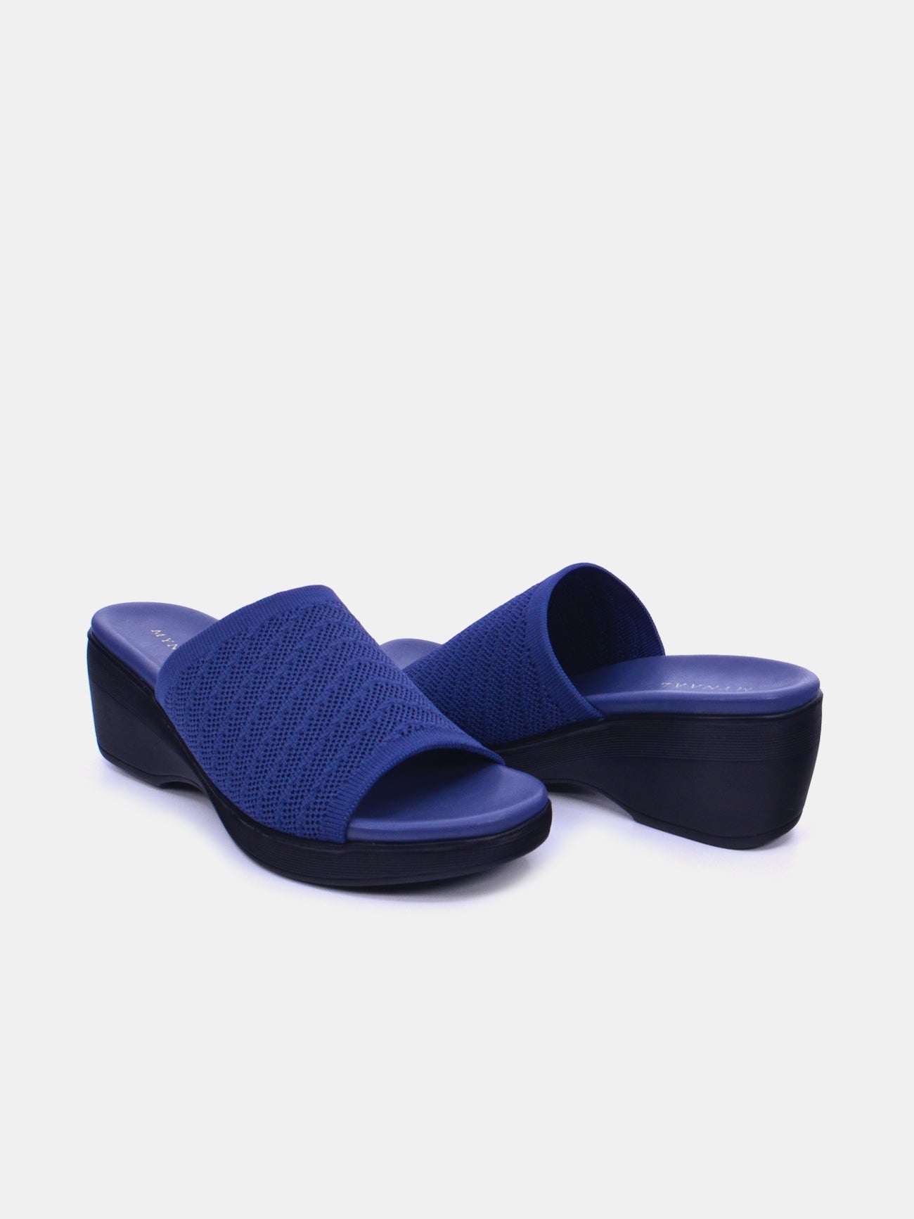 Mynaal Oliviera Women's Wedge Sandals #color_Navy