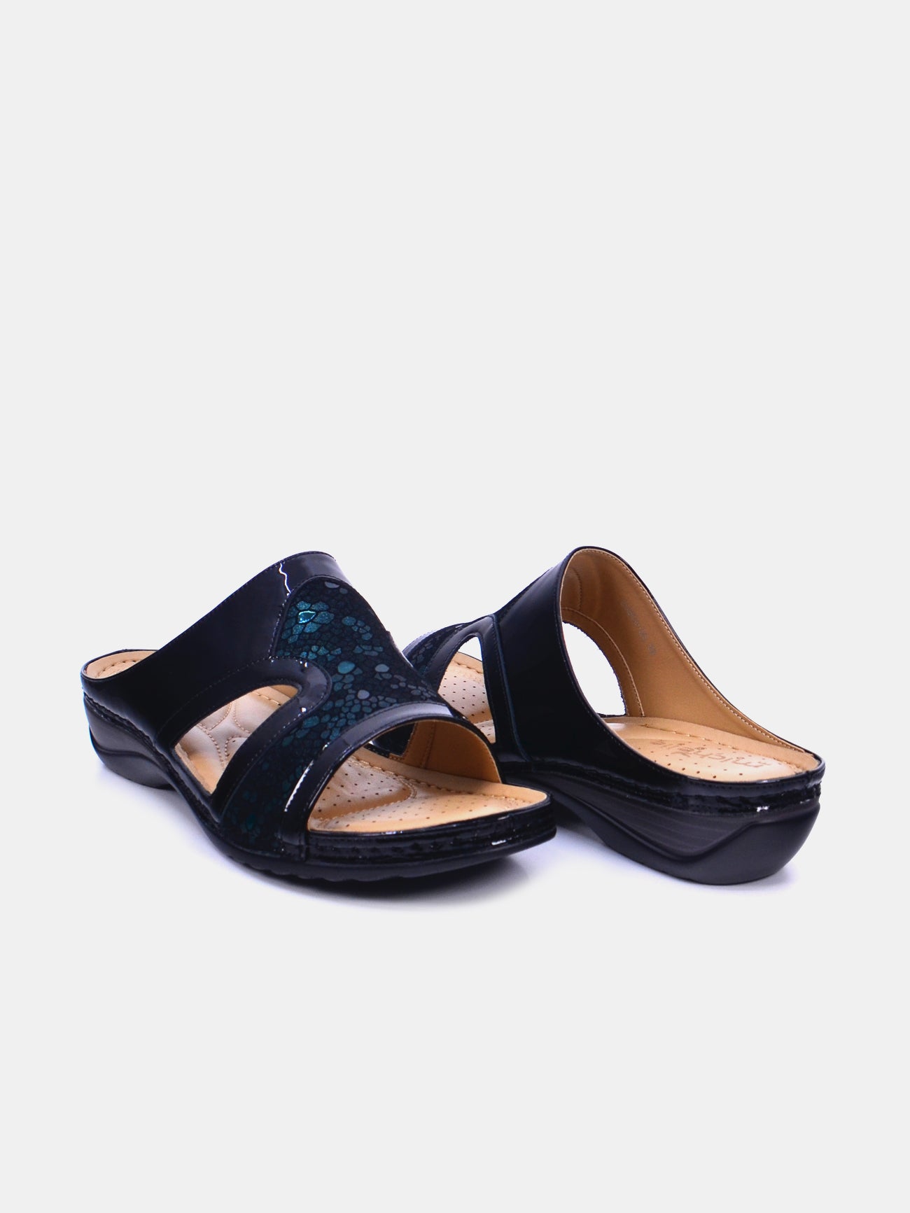 Michelle Morgan 88909-26 Women's Flat Sandals #color_Green