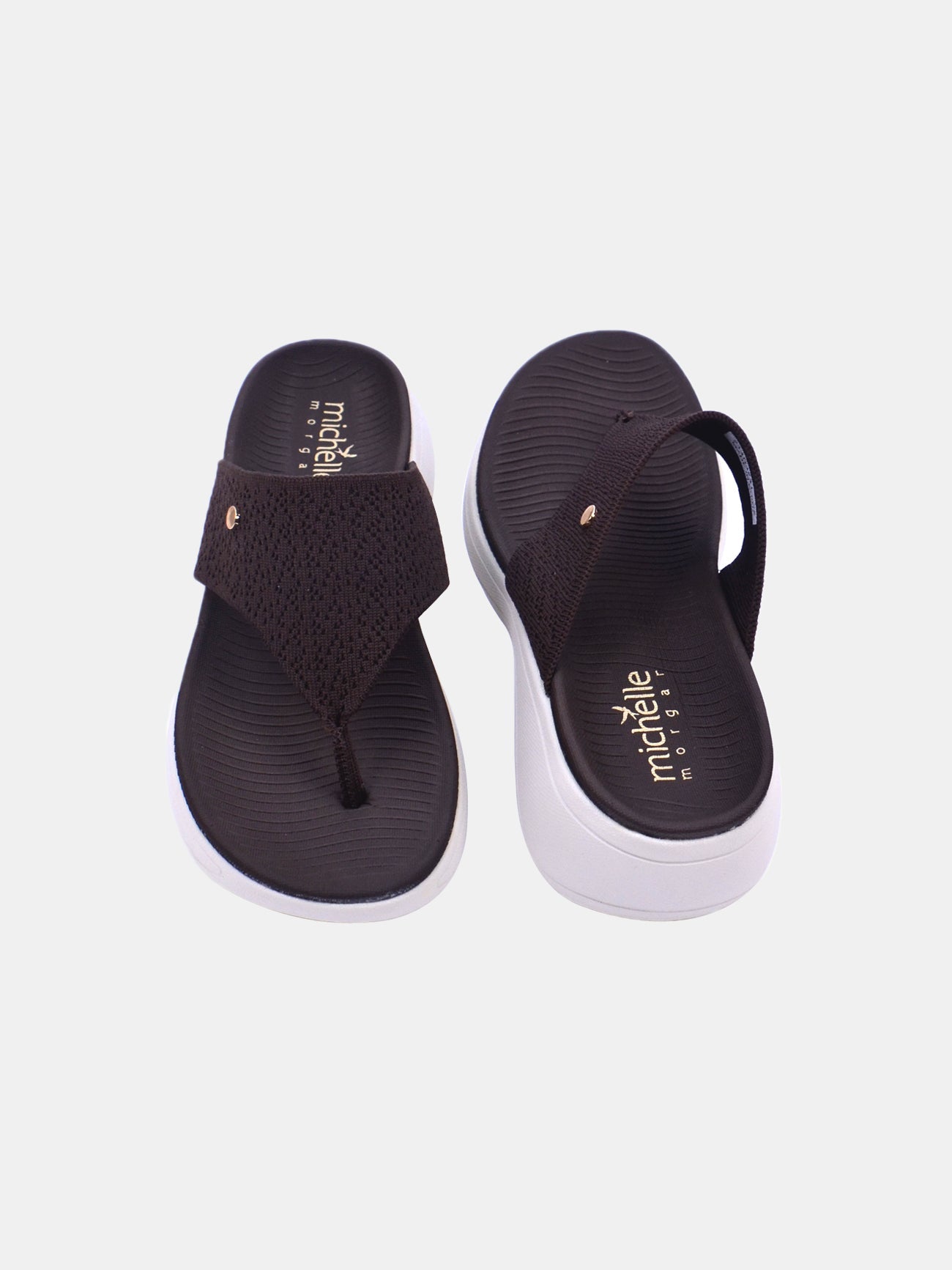 Michelle Morgan 214RJ531 Women's Casual Sandals #color_Brown