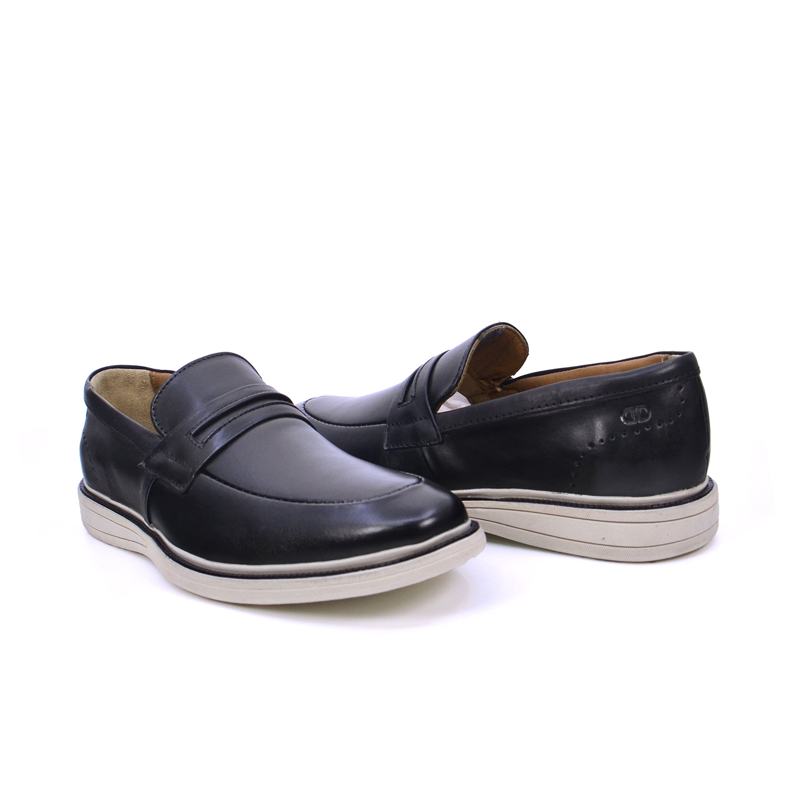 032-175 Democrata Men's Casual Shoes #color_Black