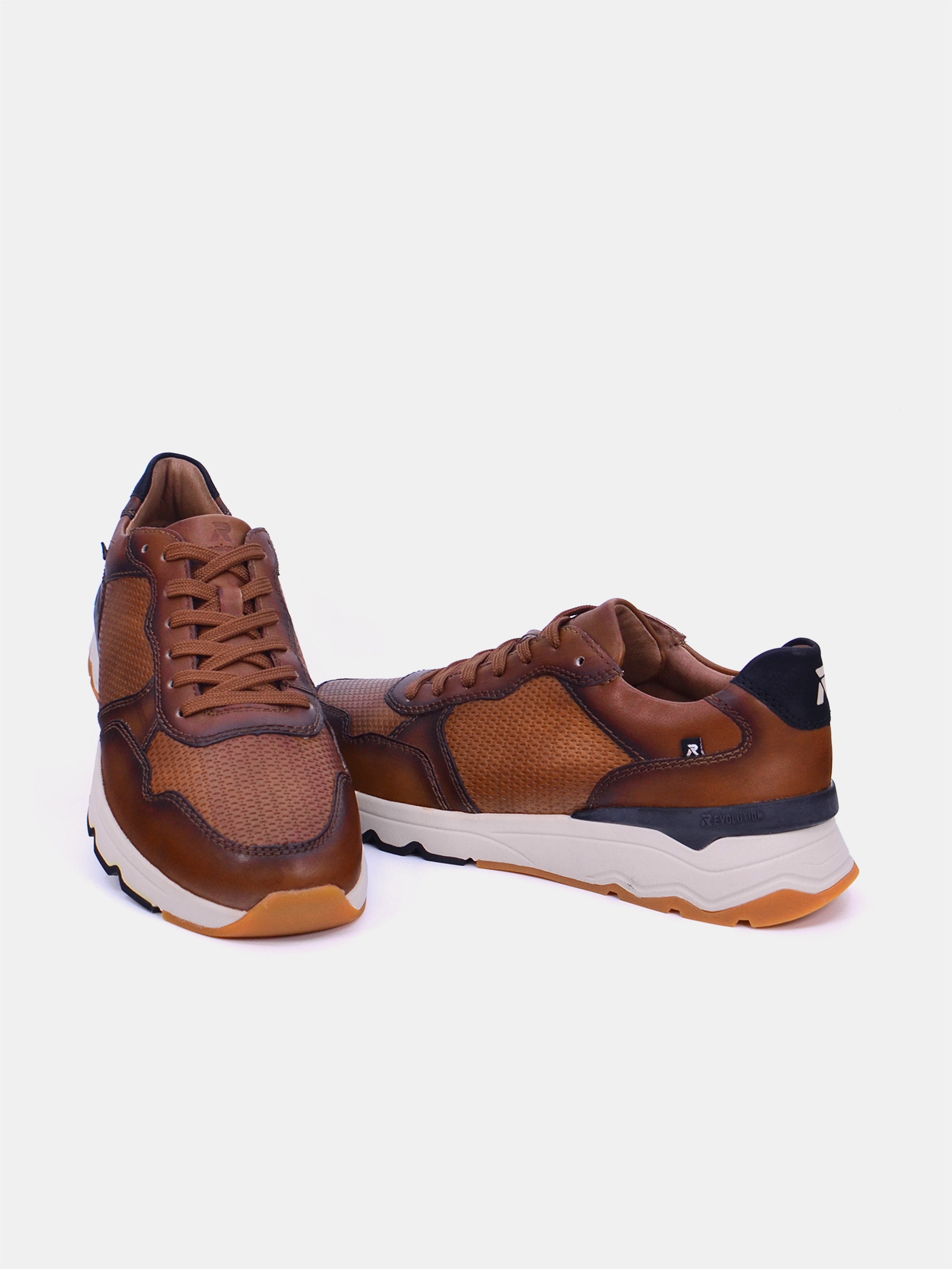 Rieker U0900-24 Men's Casual Trainers #color_Brown