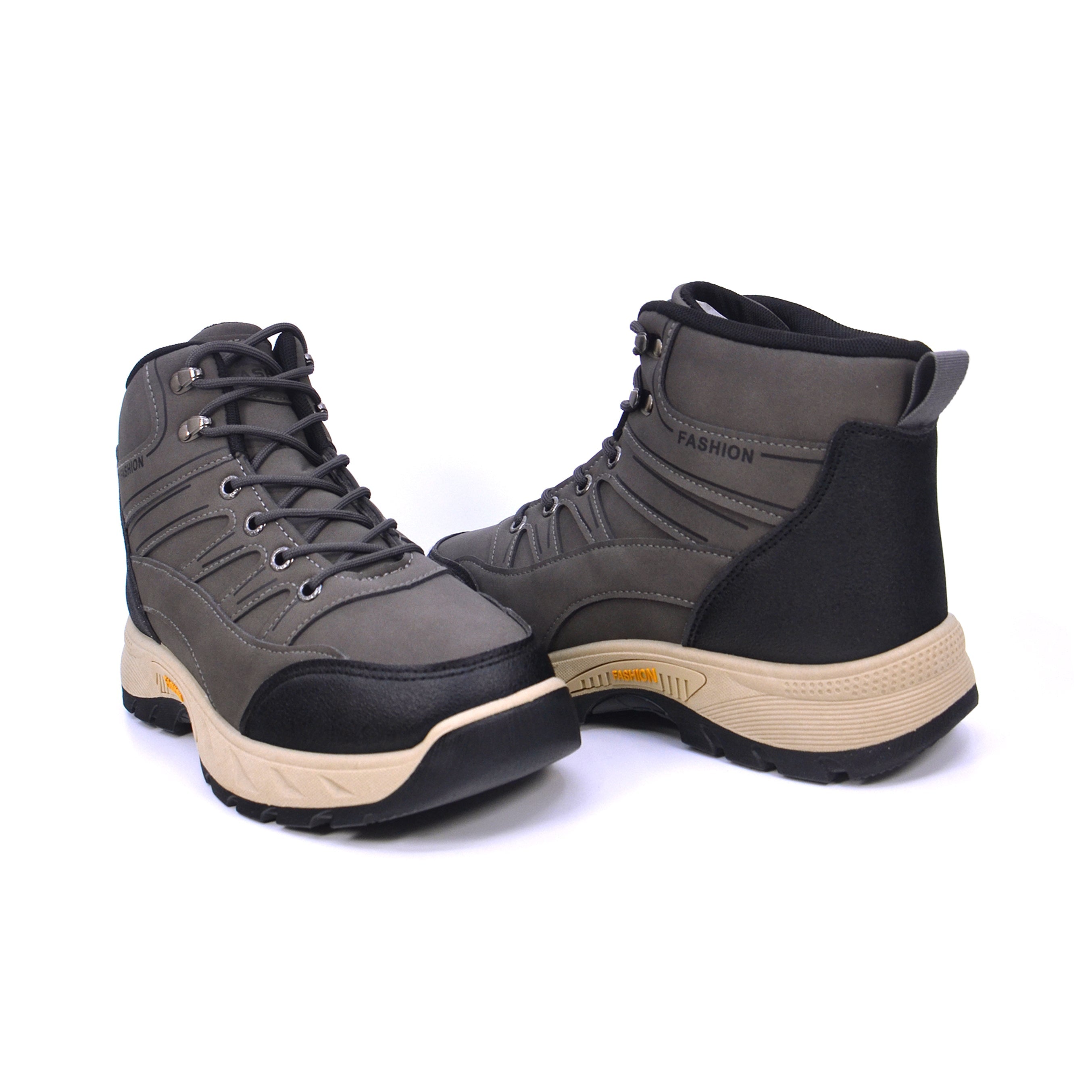 Rest F885 Men's Casual Boots #color_Gray