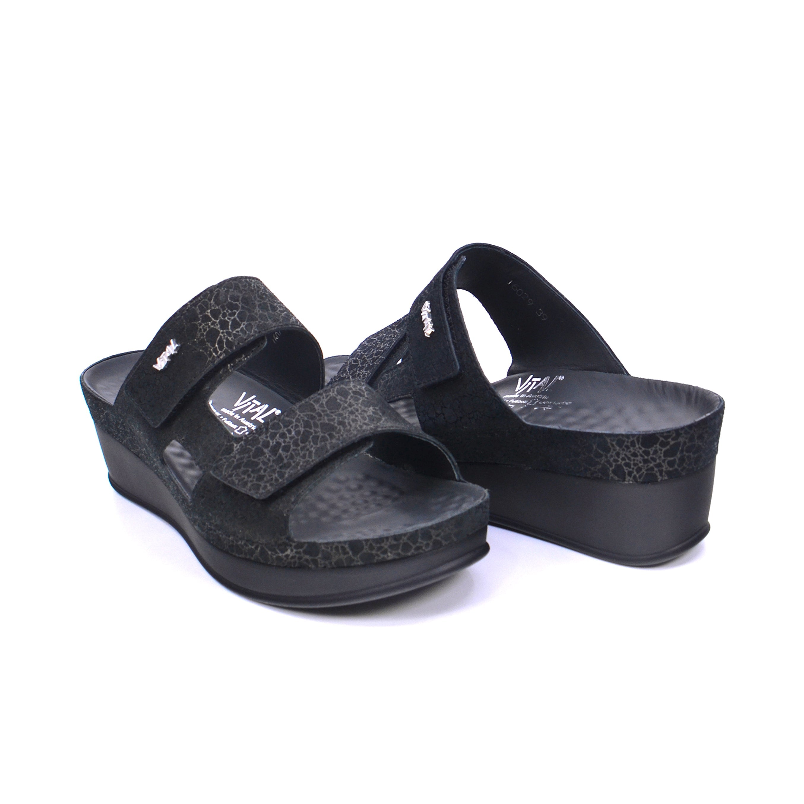 Vital Lara - Cavour 16029S-510-99 Women's Sandals #color_Black