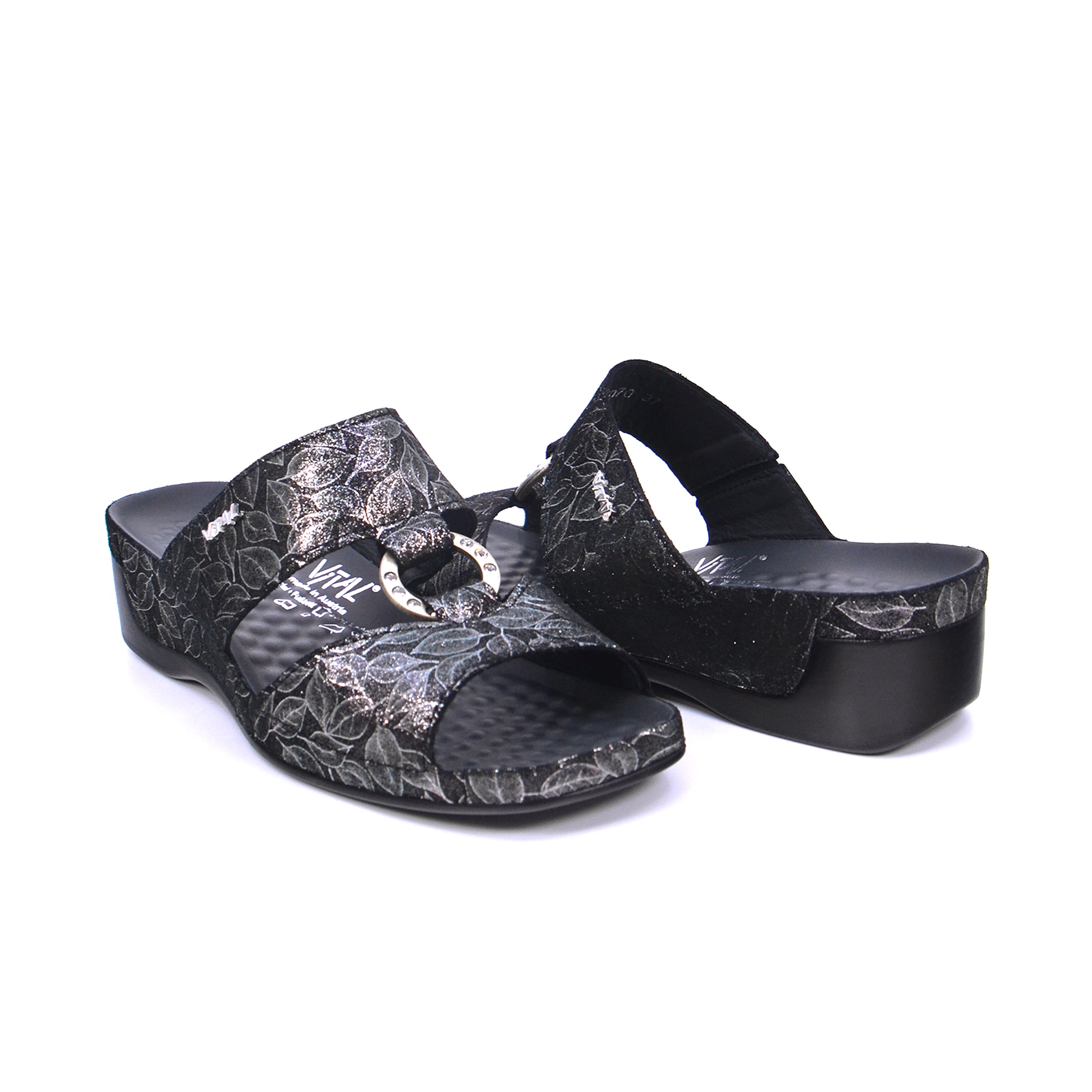 Vital Tina - Yamaha 08070-512-99 Women's Sandals #color_Black
