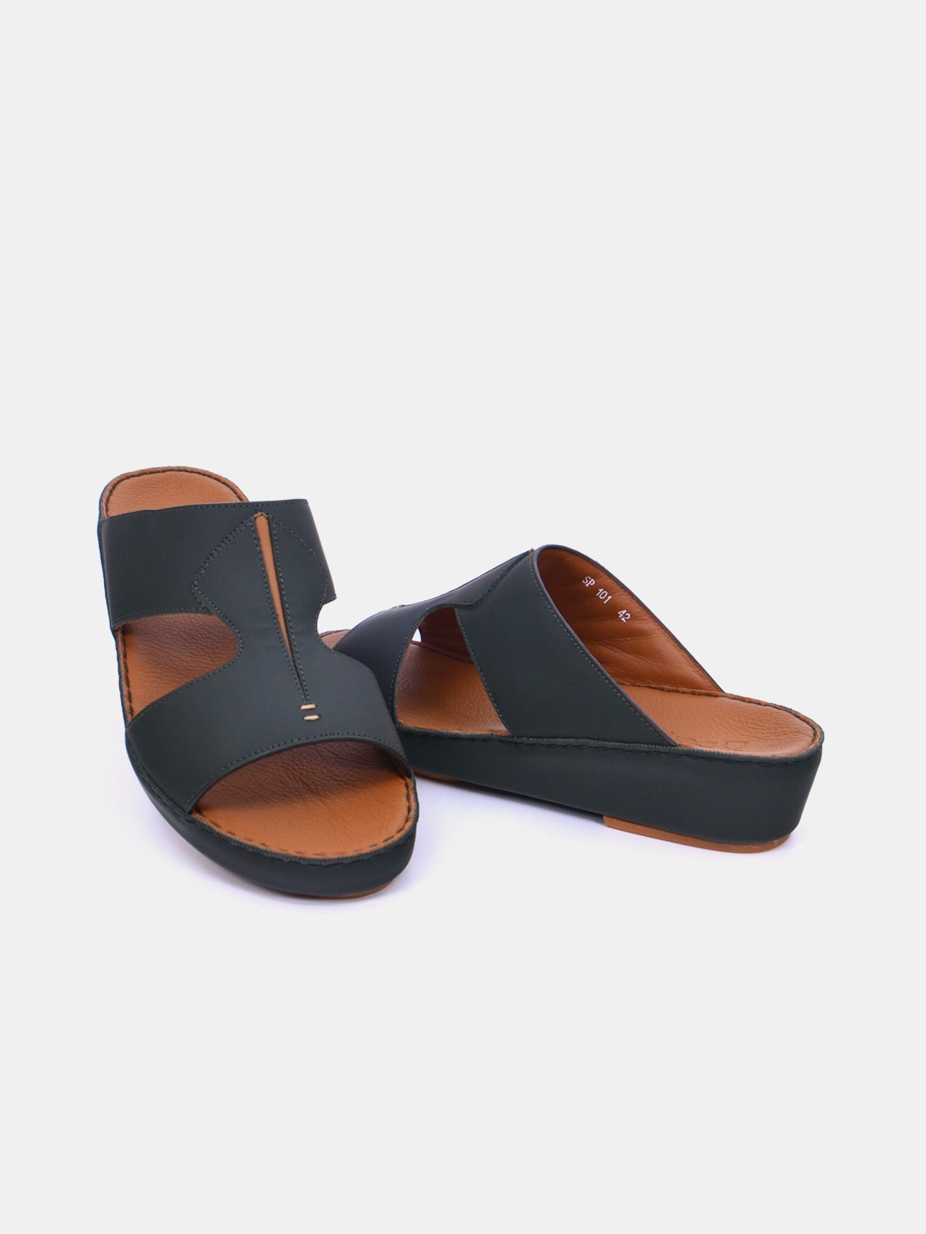 Barjeel Uno SP-101 Men's Sandals #color_Green