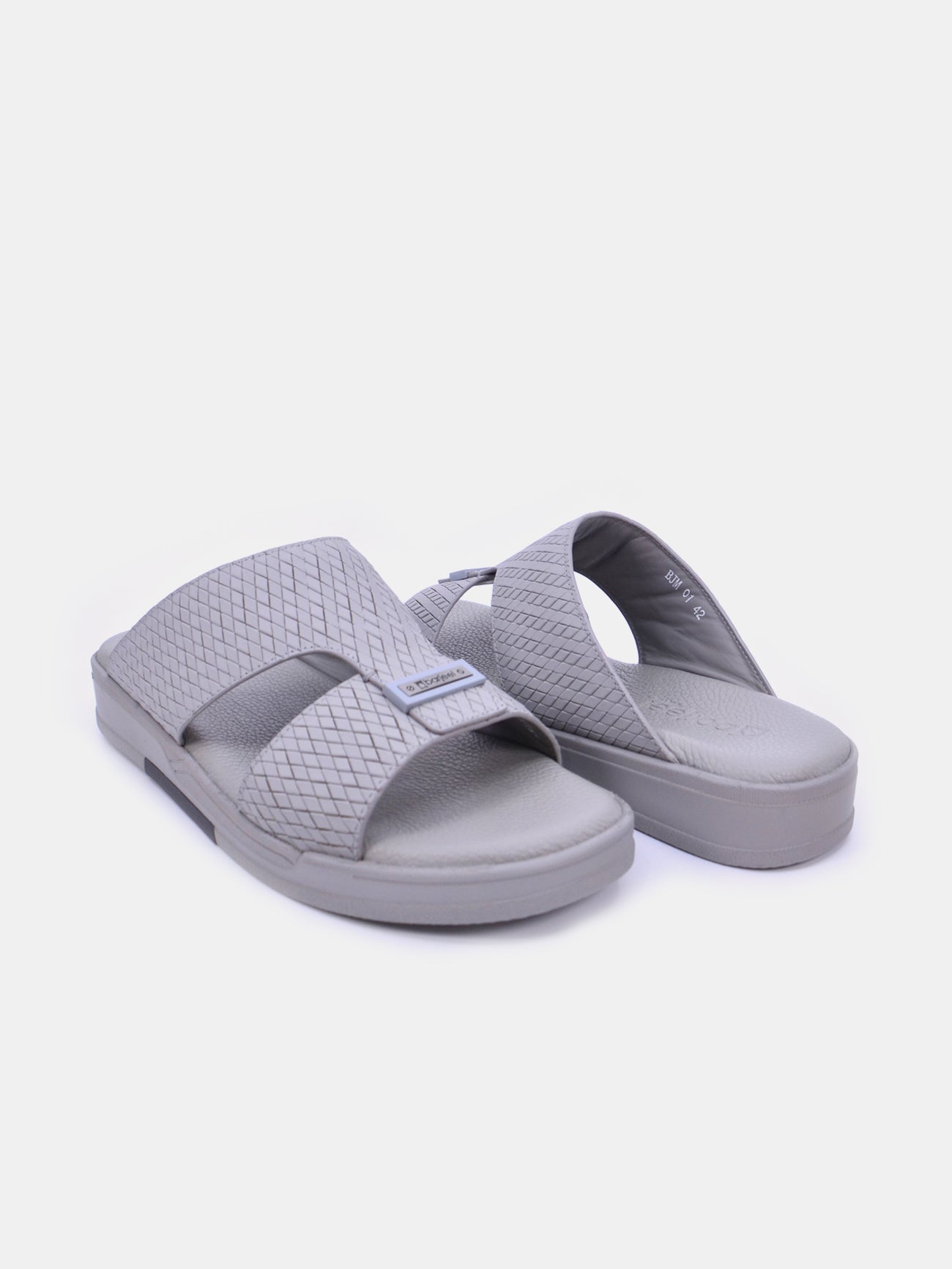Barjeel Uno BJM 01 Men's Sandals #color_Gray