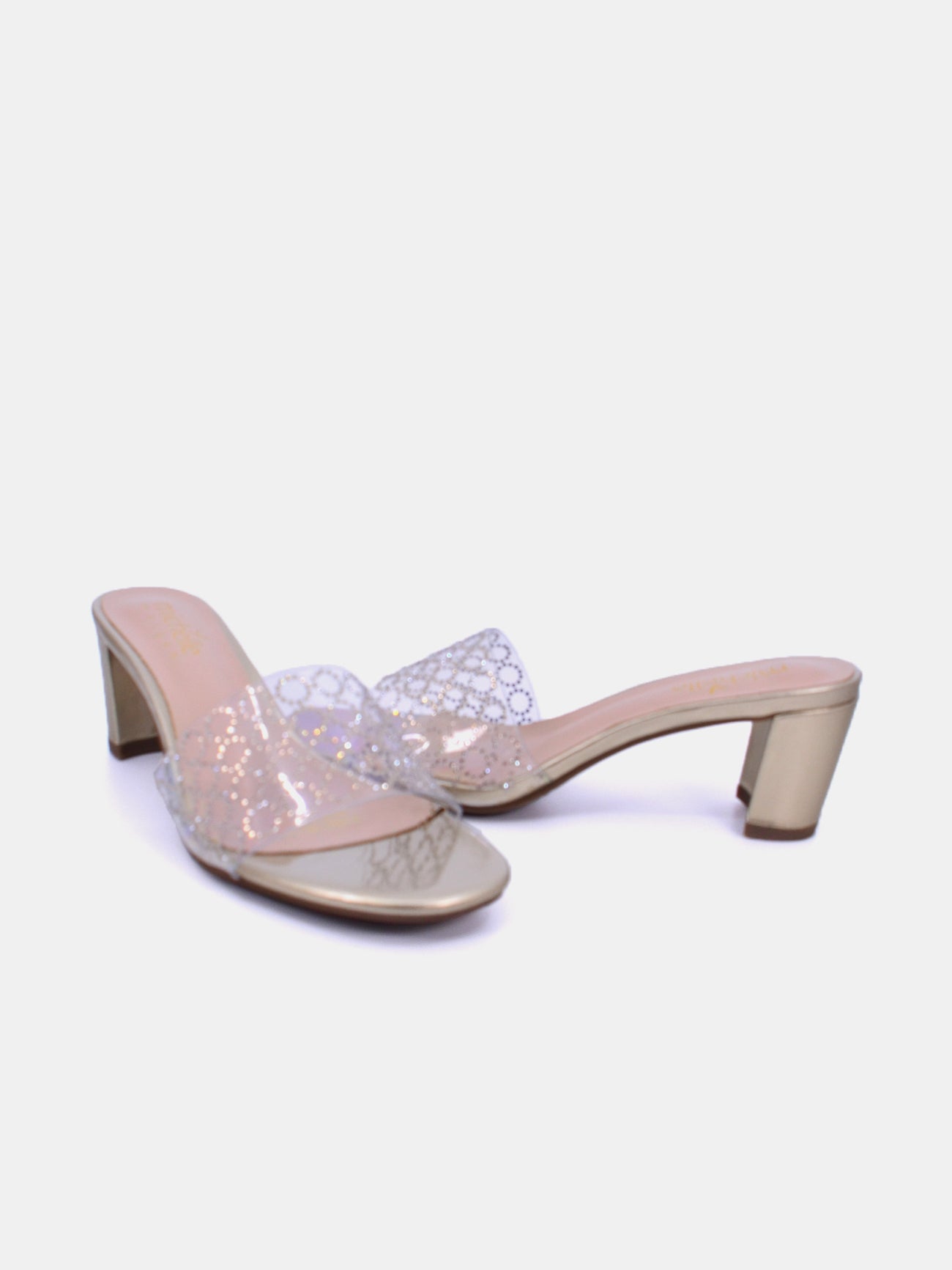Michelle Morgan 213RC191 Women's Heeled Sandals #color_Gold