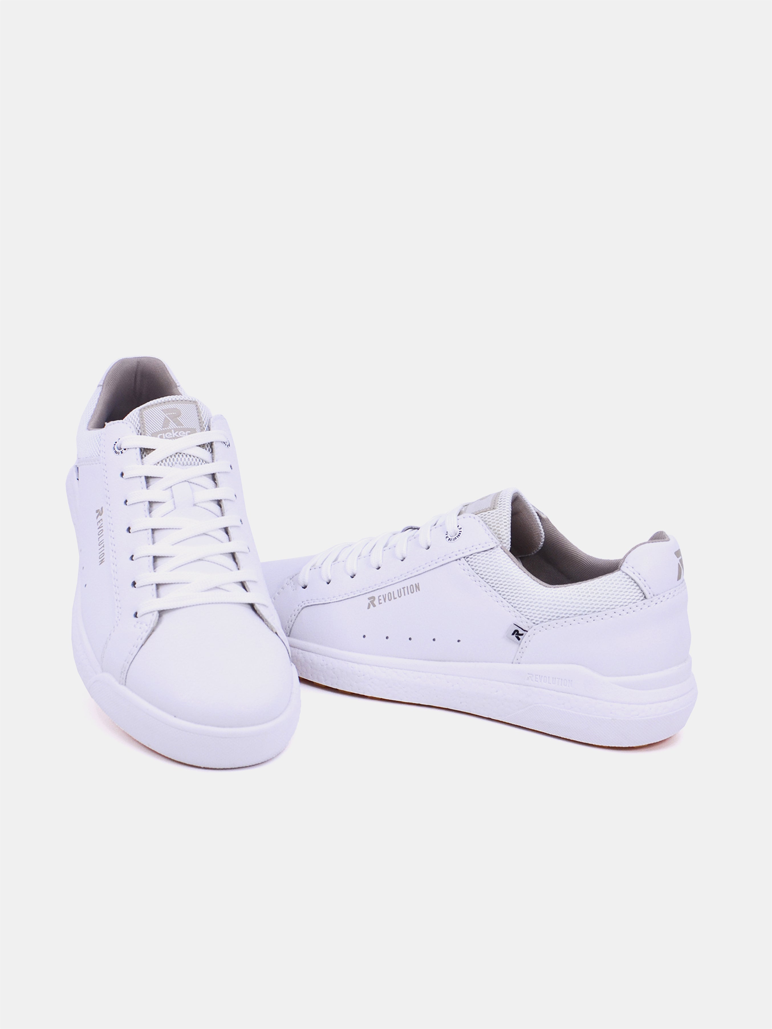 Rieker U1100 Men's Sneakers #color_white