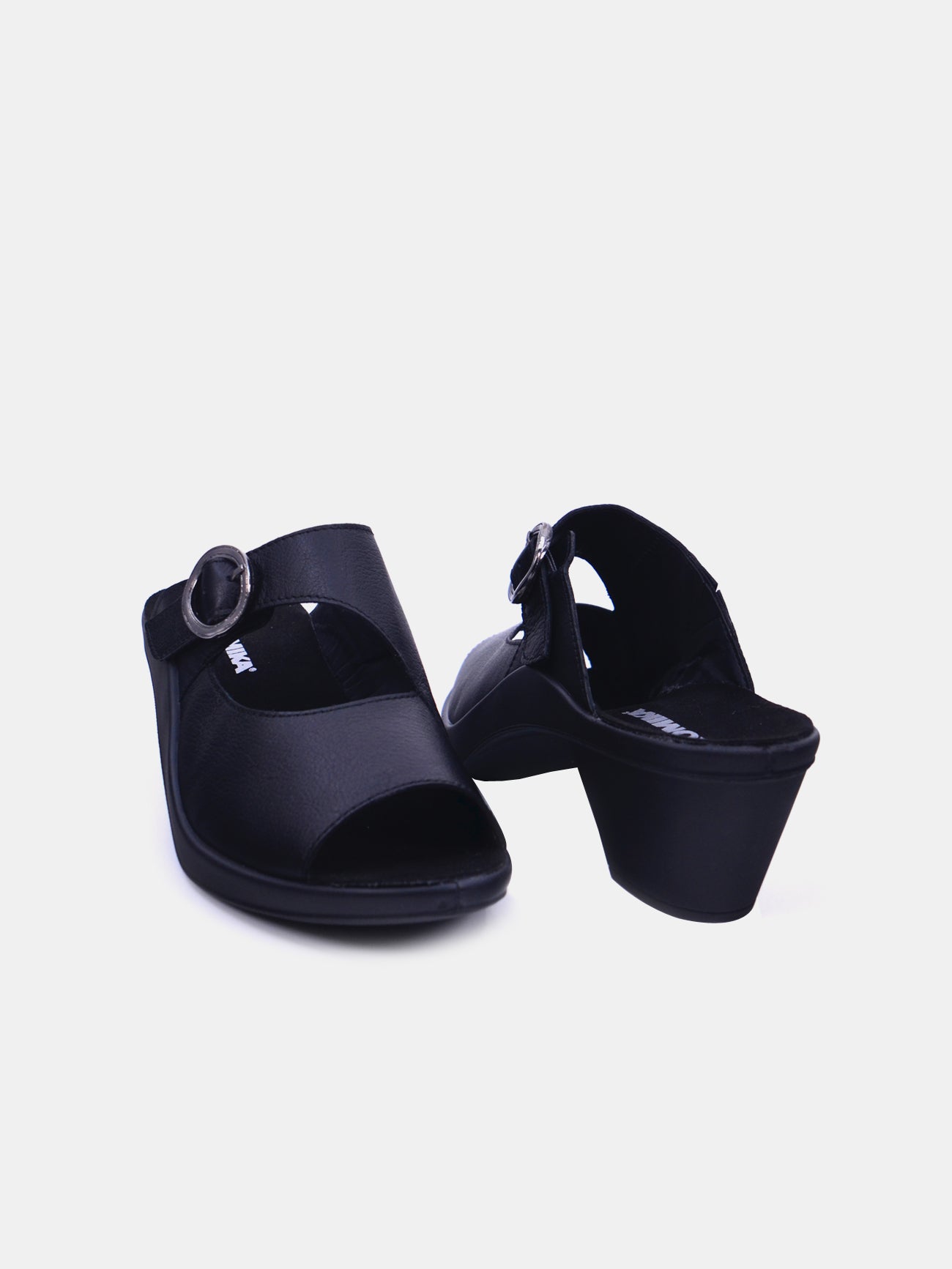 Romika 27161-AR491 Heel Sandals #color_Black