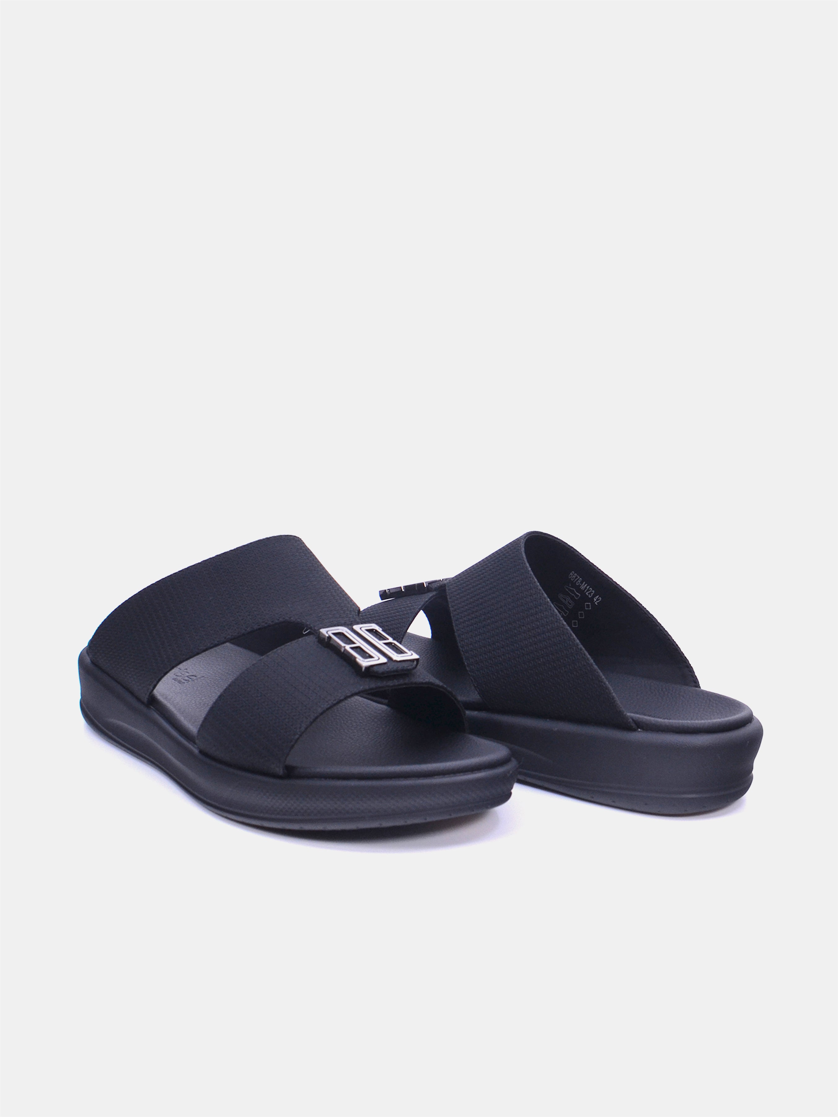 Barjeel Uno M 123 Men's Arabic Sandals #color_black