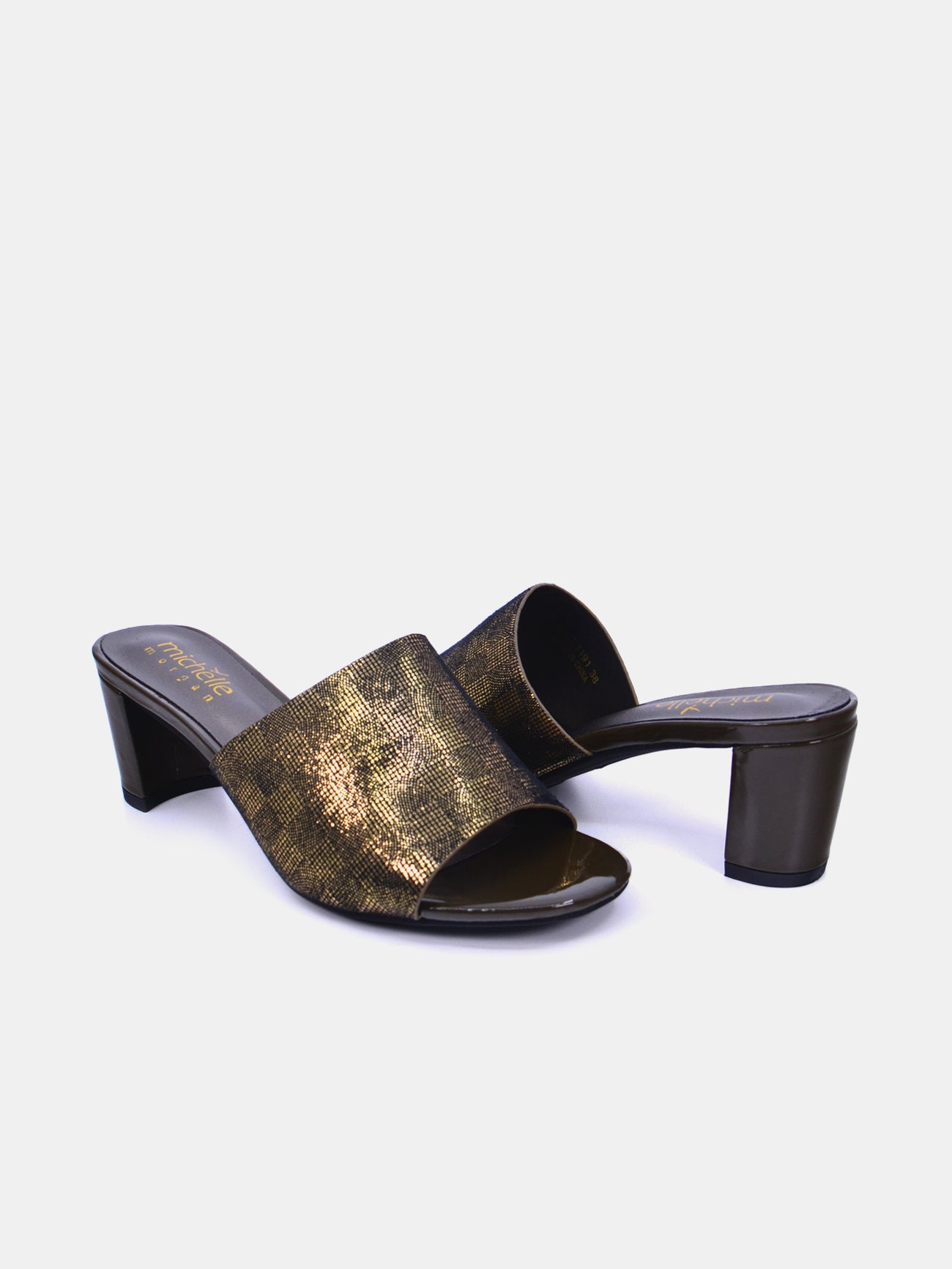 Michelle Morgan 914RJ191 Women's Heeled Sandals #color_Gold
