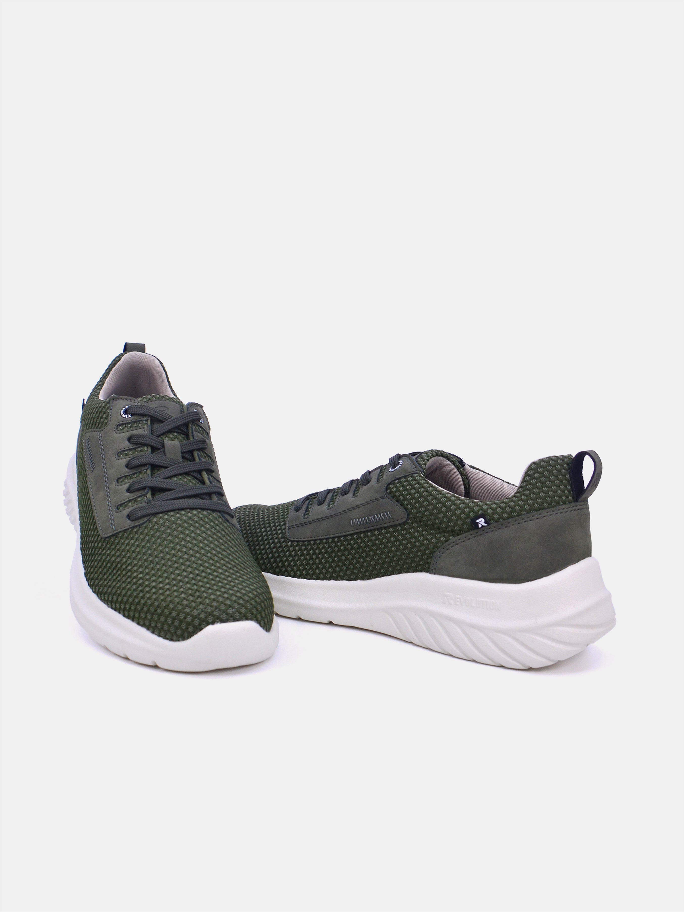 Rieker U0503 Men Casual Trainers #color_Green