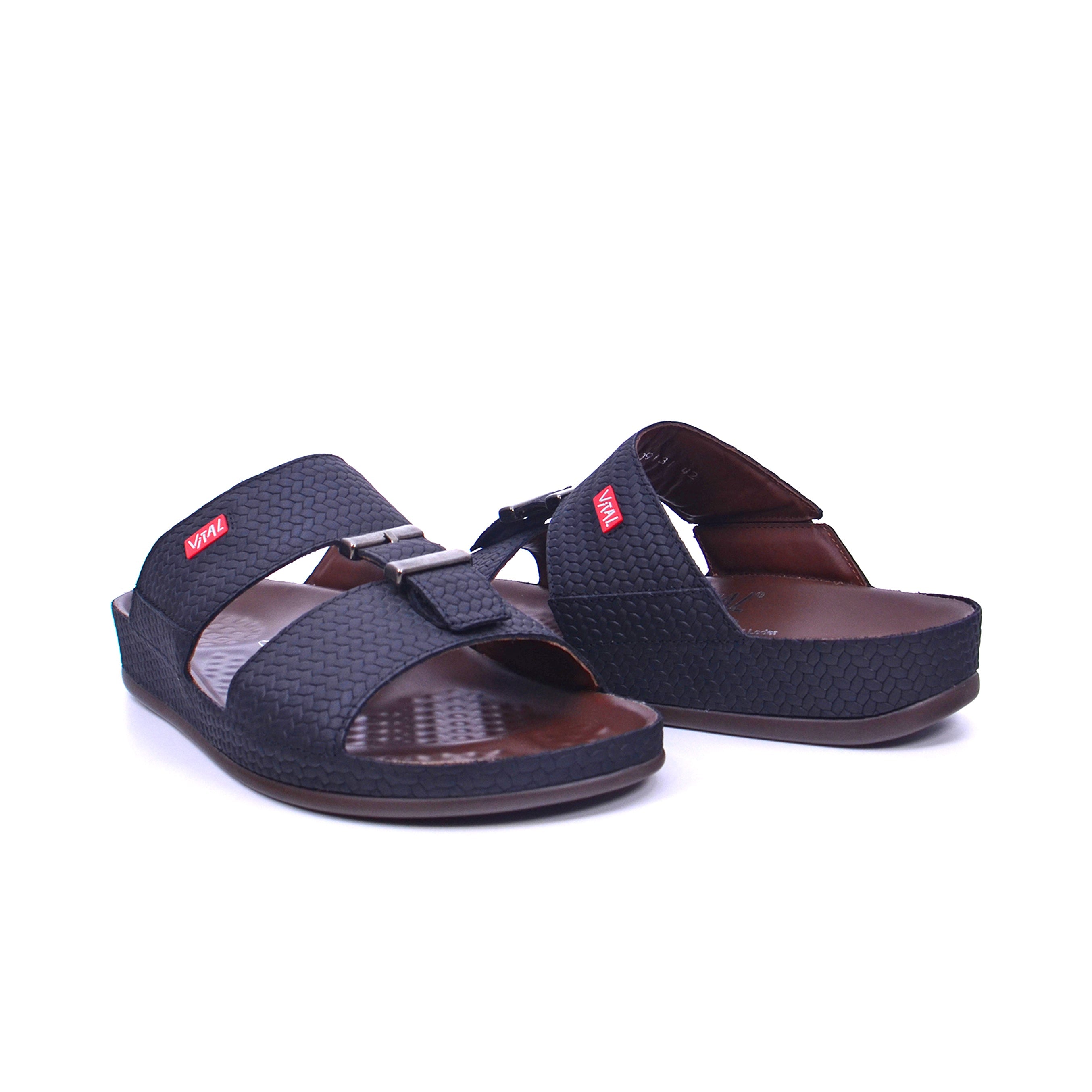 Vital Country 09131B-415-99 Men's Sandals #color_Black