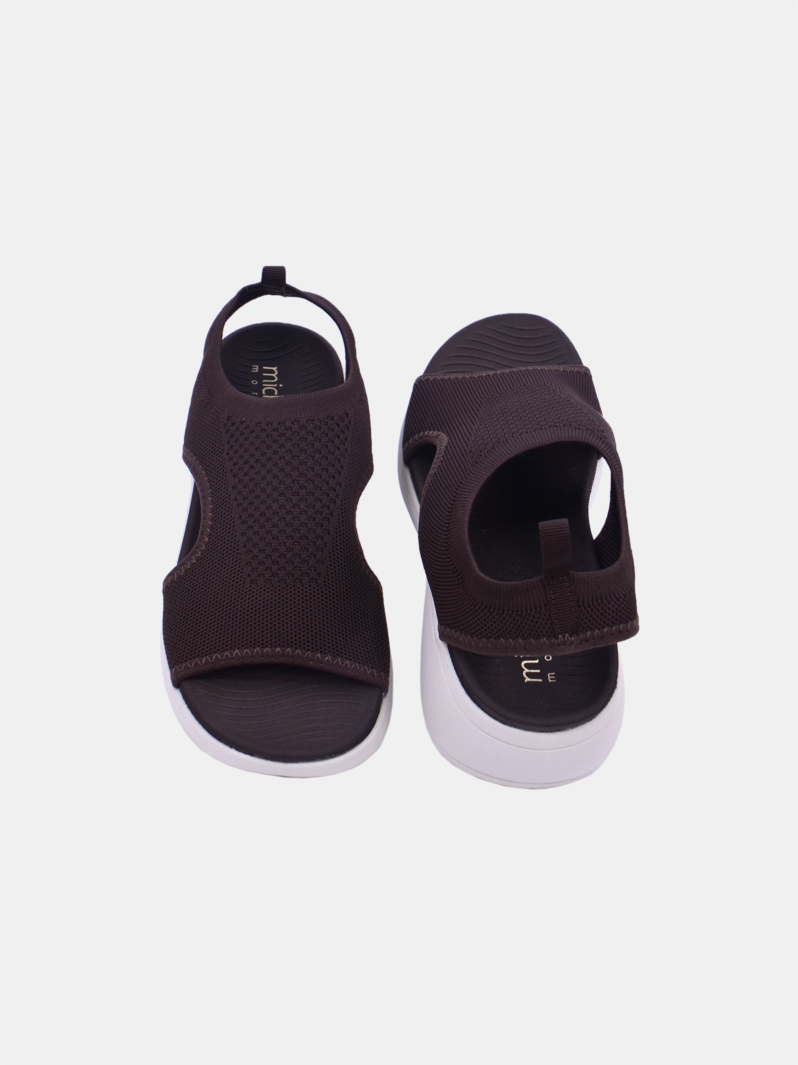 Michelle Morgan 214RJ536 Women's Casual Sandals #color_Brown