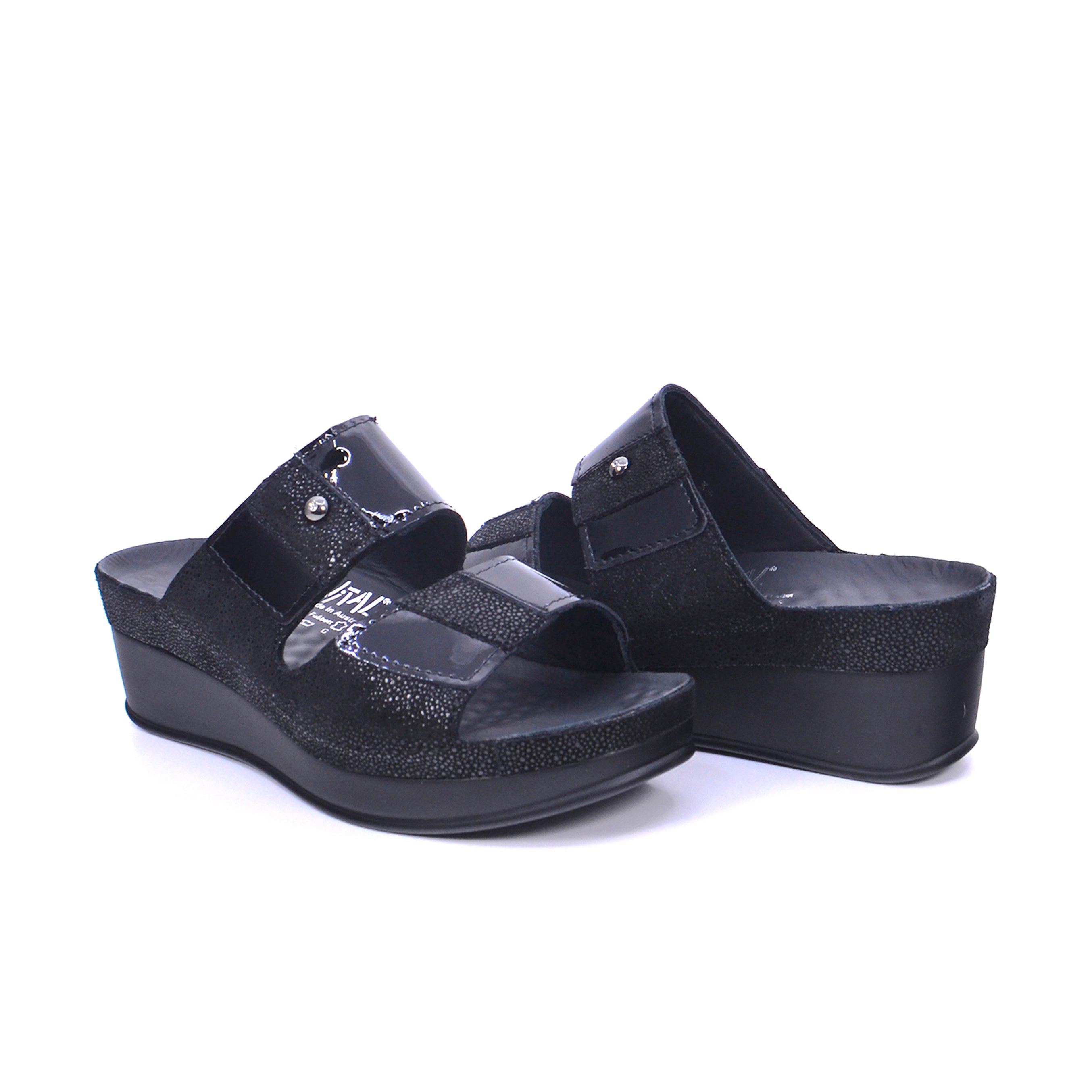 Vital 16003AS/15823 Women's Sandals #color_Black