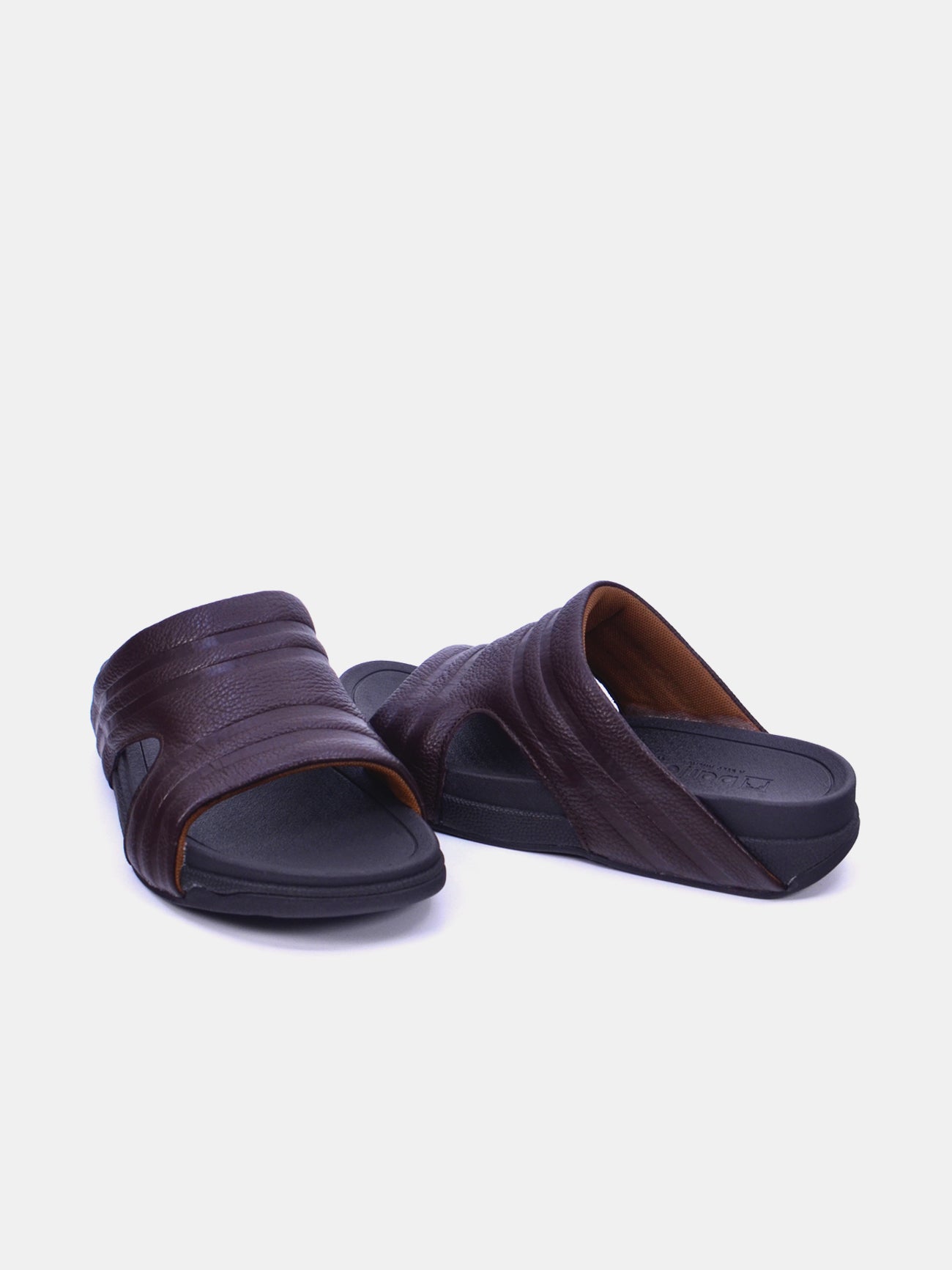 Barjeel Uno 20254 Men's Arabic Sandals #color_Brown