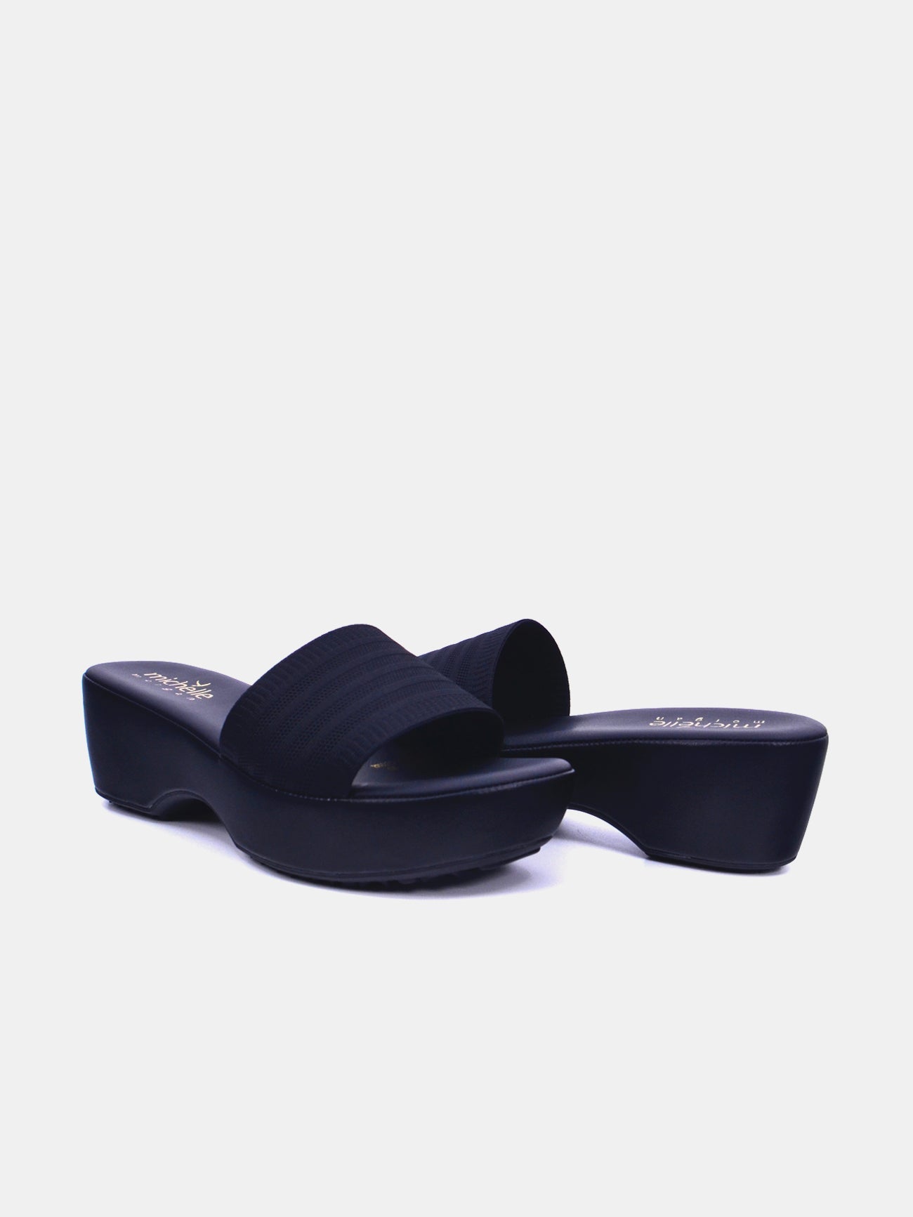 Michelle Morgan 214RJL17 Women's Heeled Sandals #color_Black