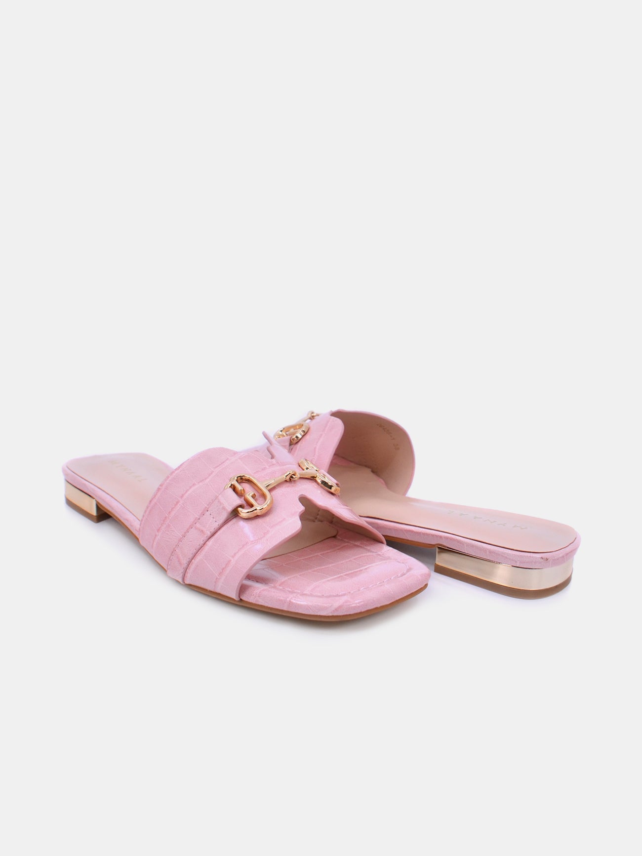 Mynaal Azmara Women's Flat Sandals #color_Pink