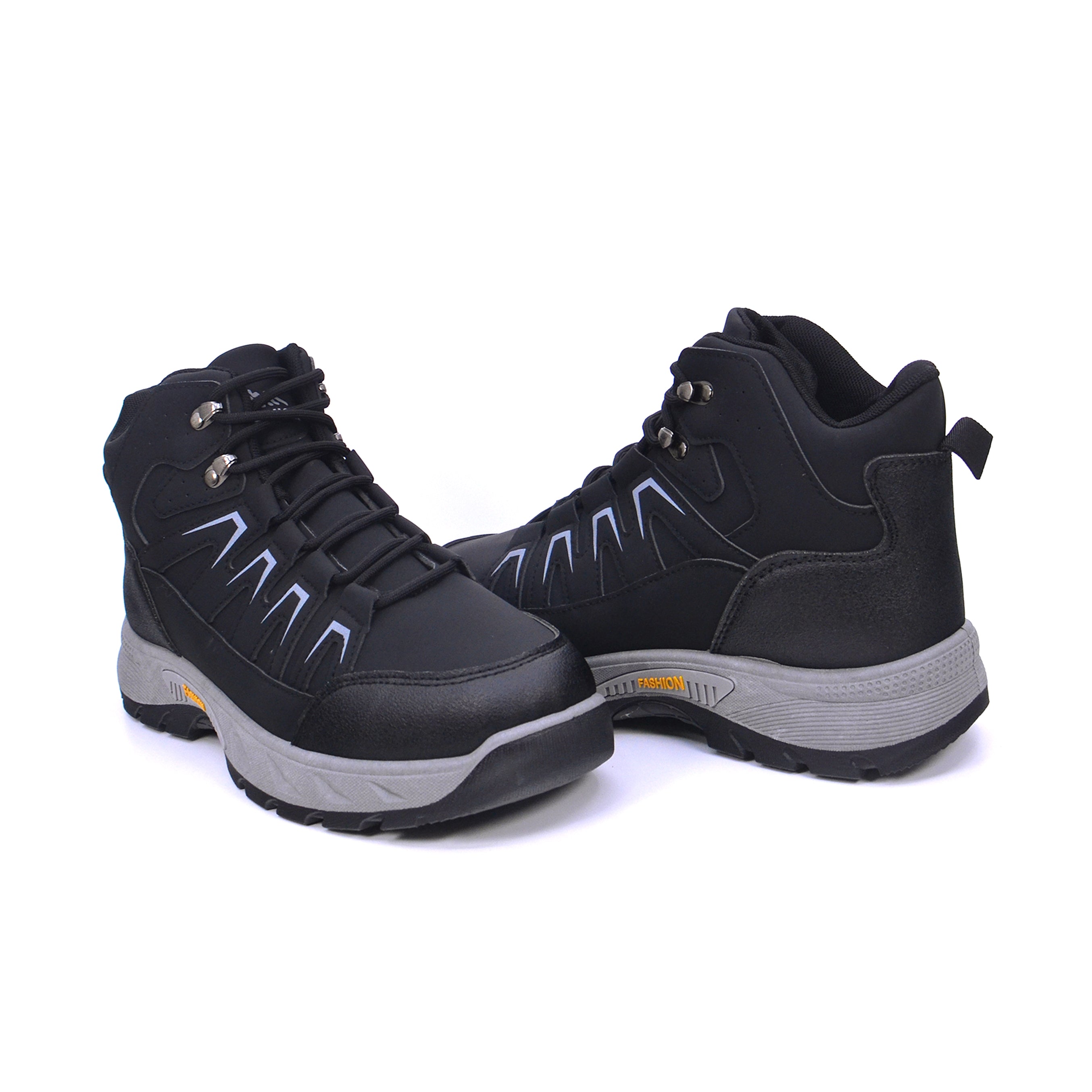 Sail L3006 Men's Casual Boots #color_Black