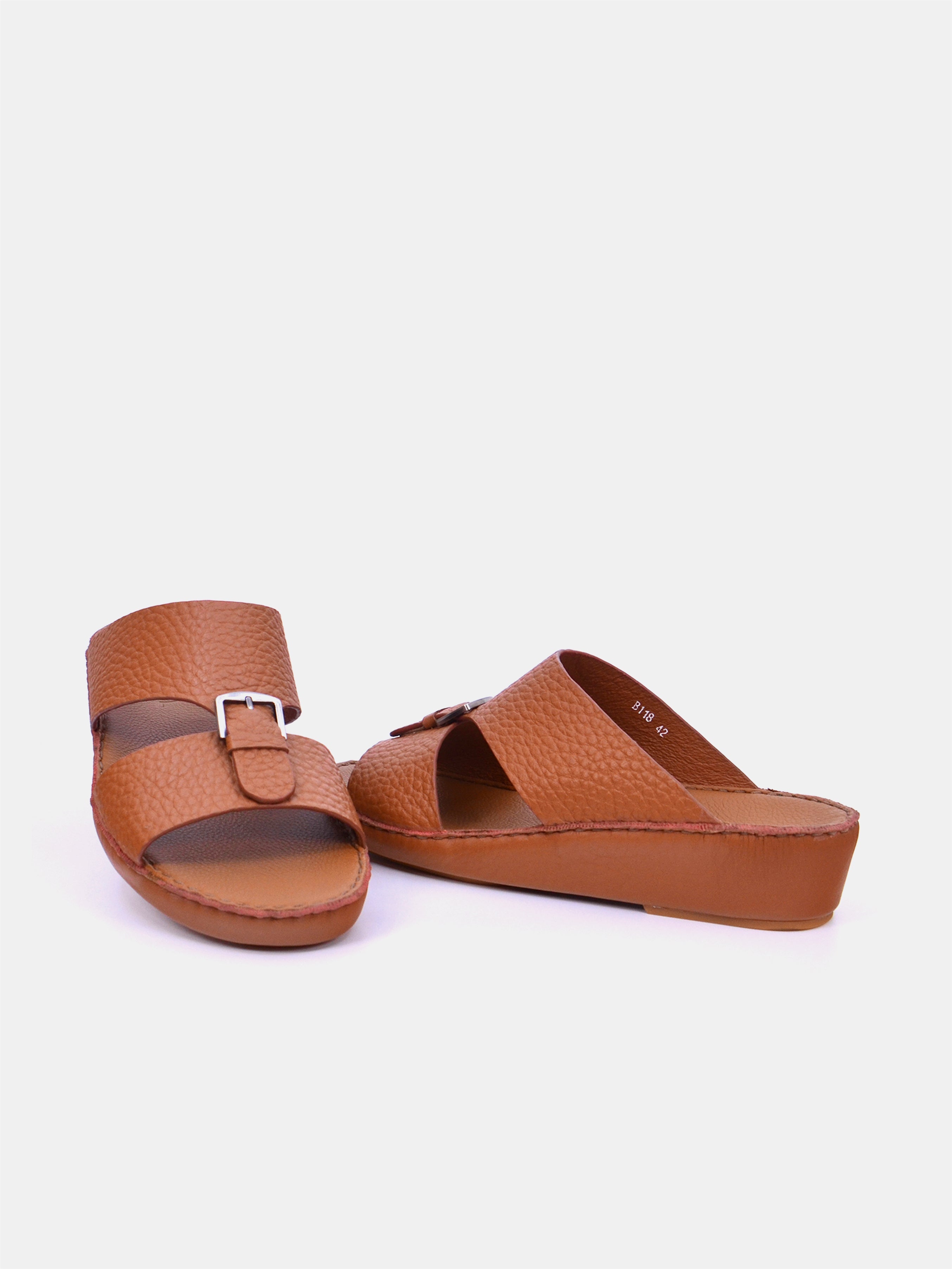 Mynaal B118 Men's Arabic Sandals #color_Tan