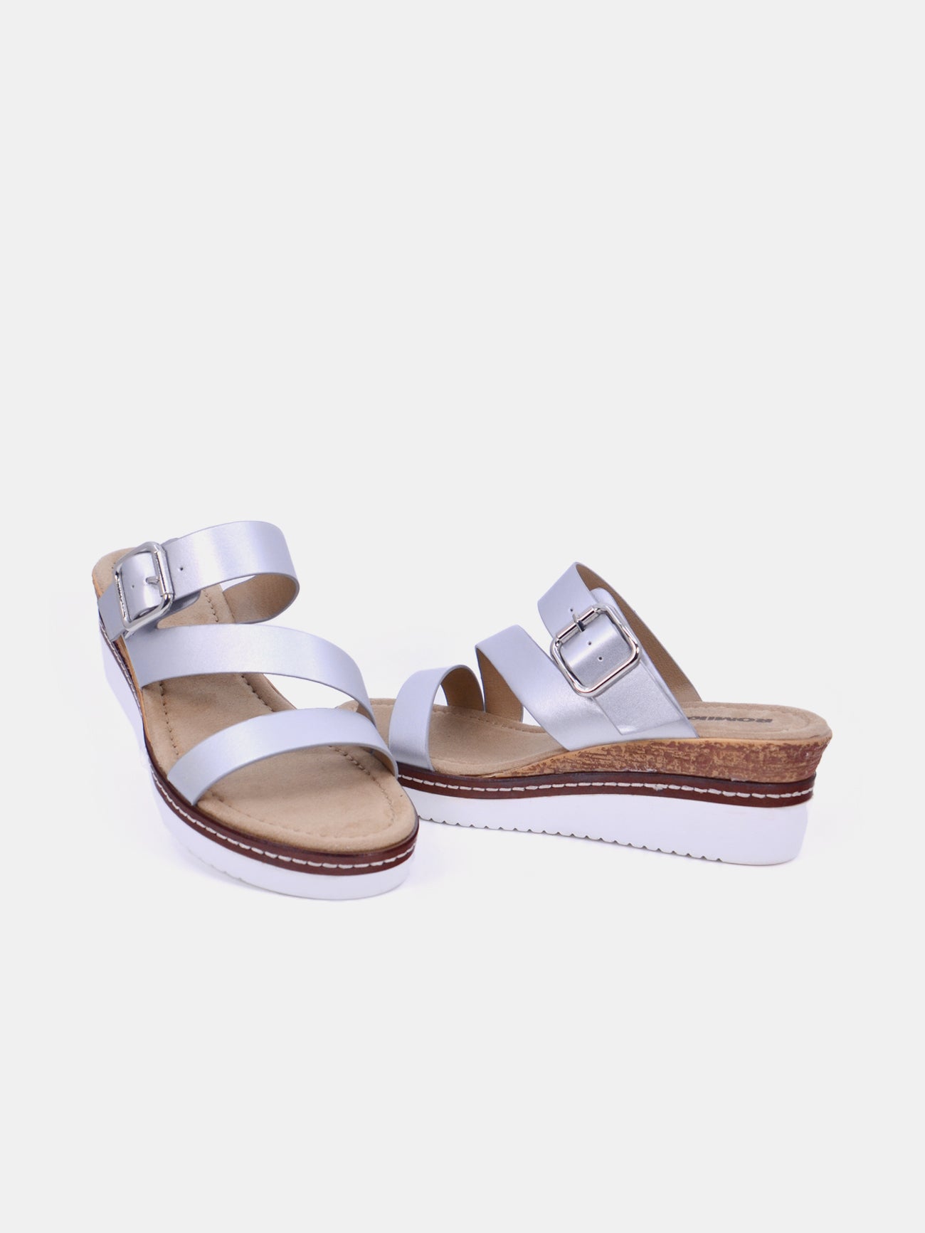 Romika 91404-AR653 Wedge Sandals #color_Silver
