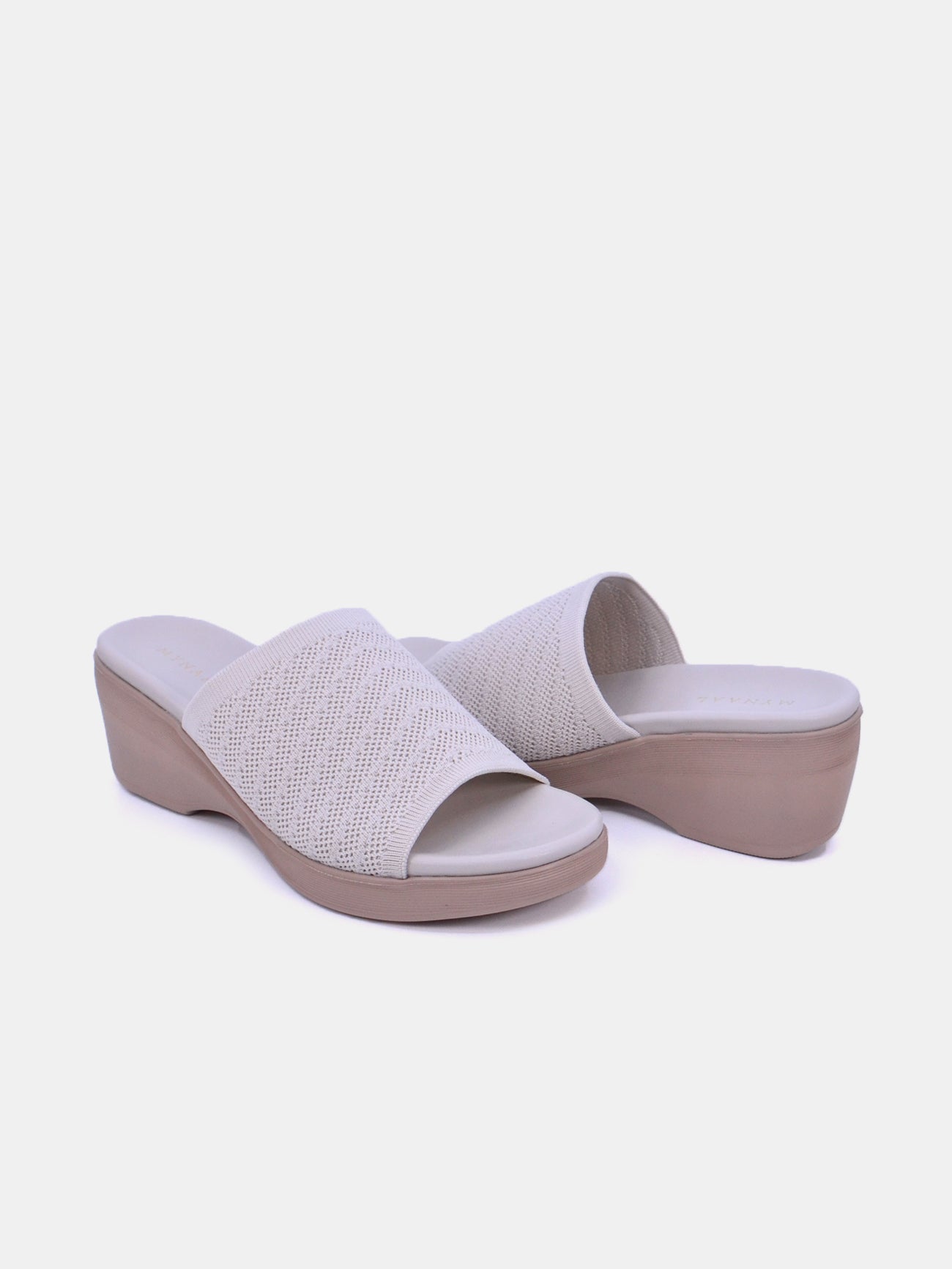 Mynaal Oliviera Women's Wedge Sandals #color_Beige