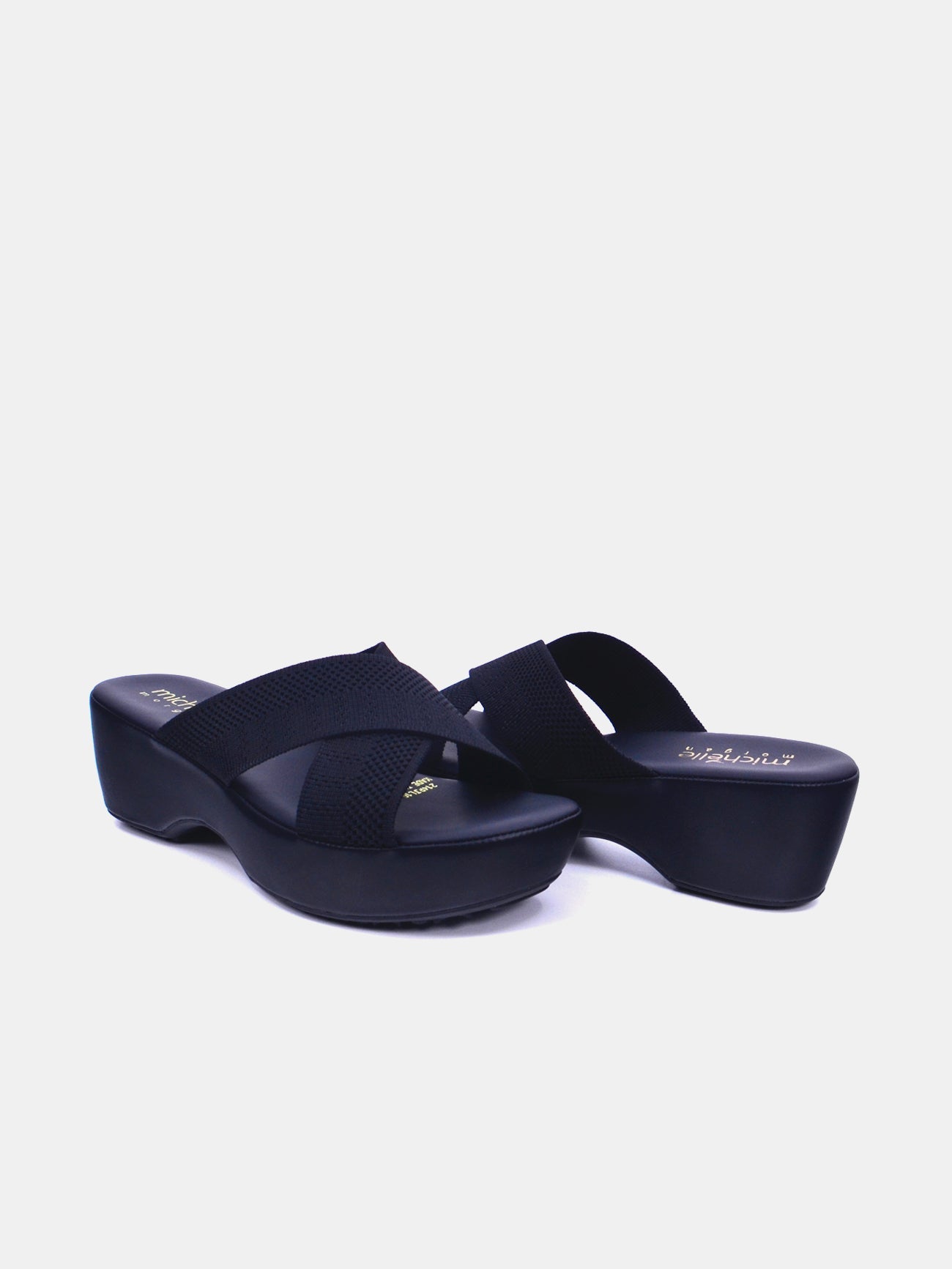 Michelle Morgan 214RJL16 Women's Heeled Sandals #color_Black
