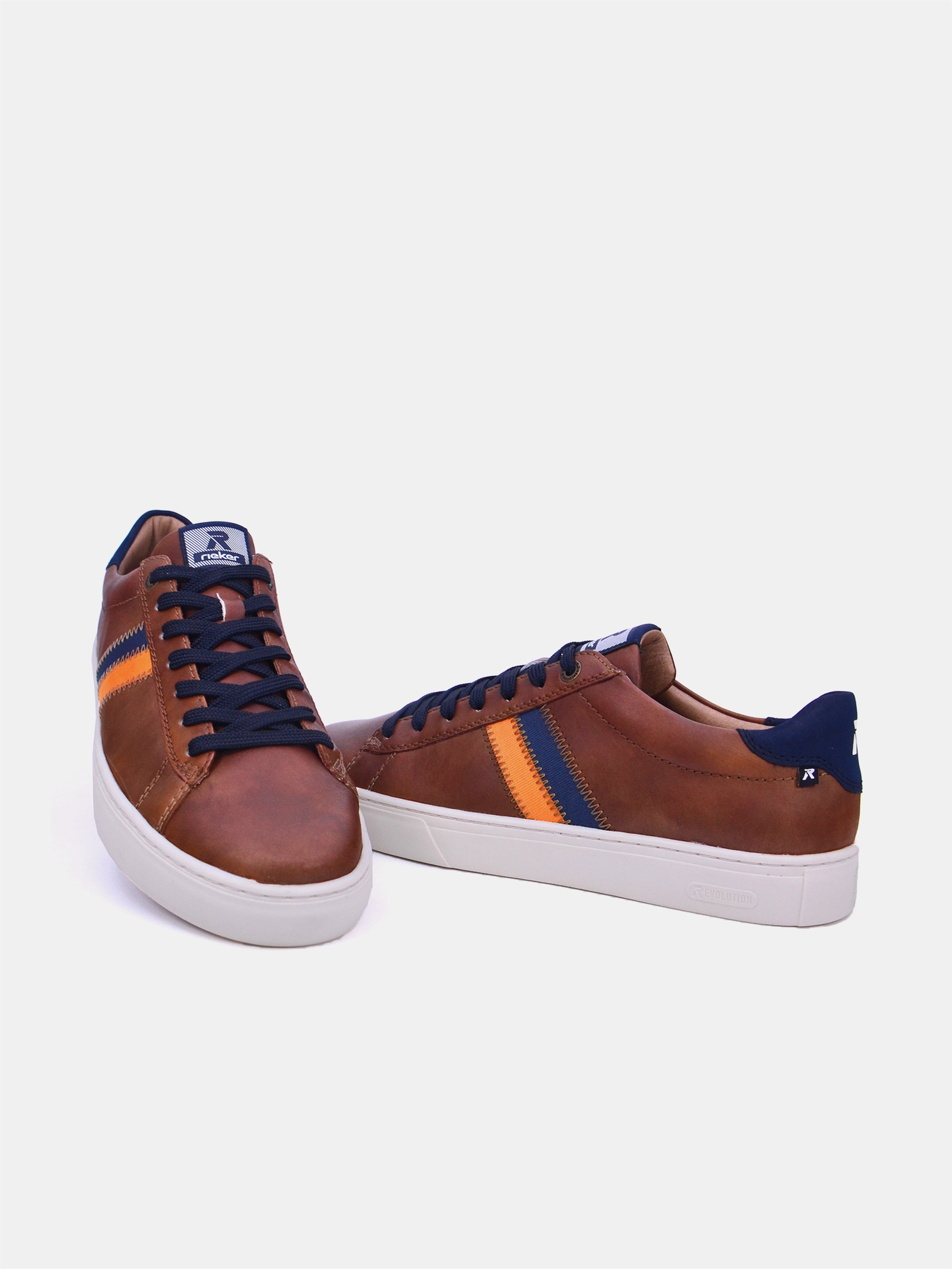 Rieker U0705 Men Casual Shoes #color_Brown