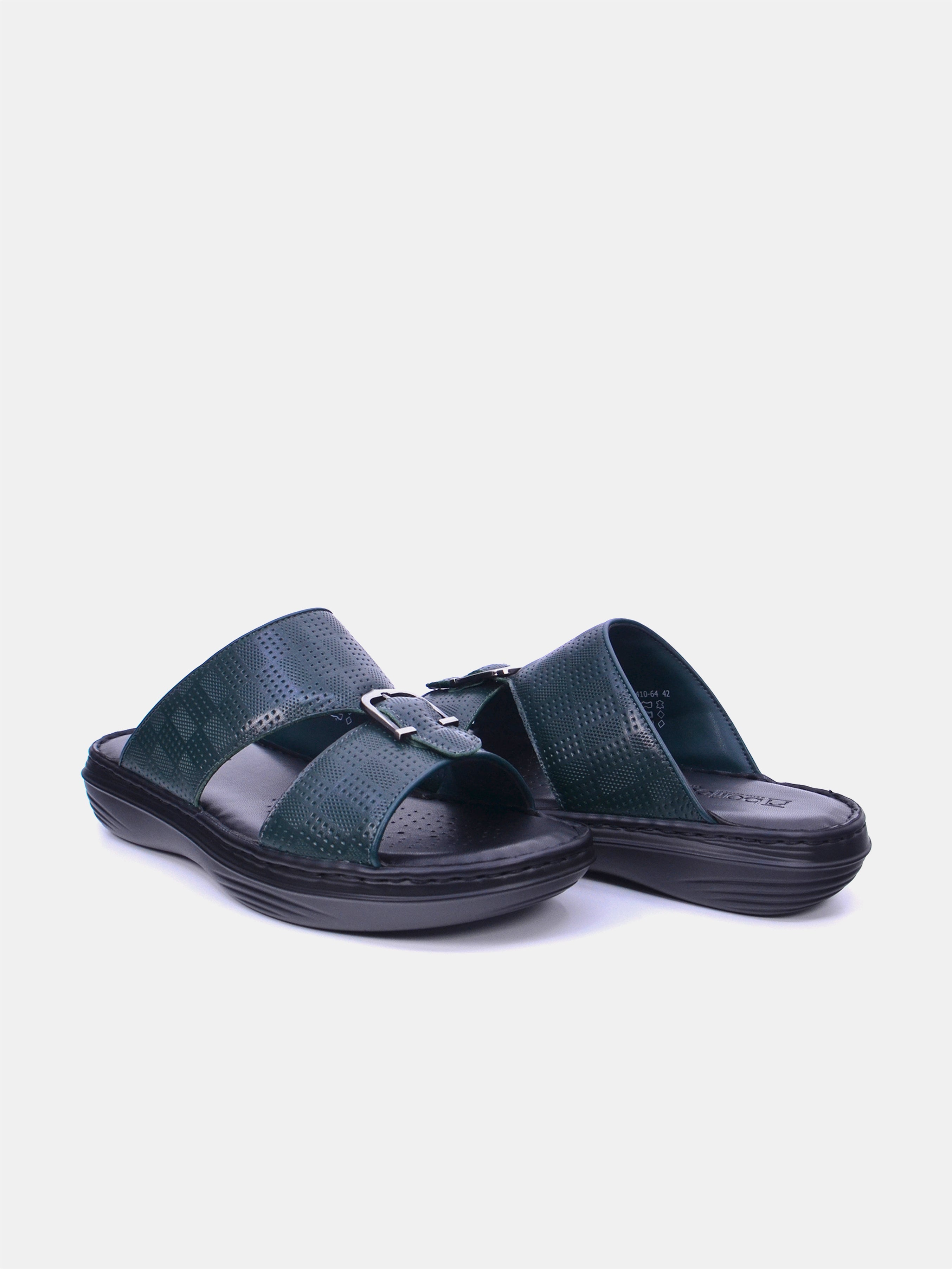 Barjeel Uno 21410-64 Men Arabic Sandals #color_Green