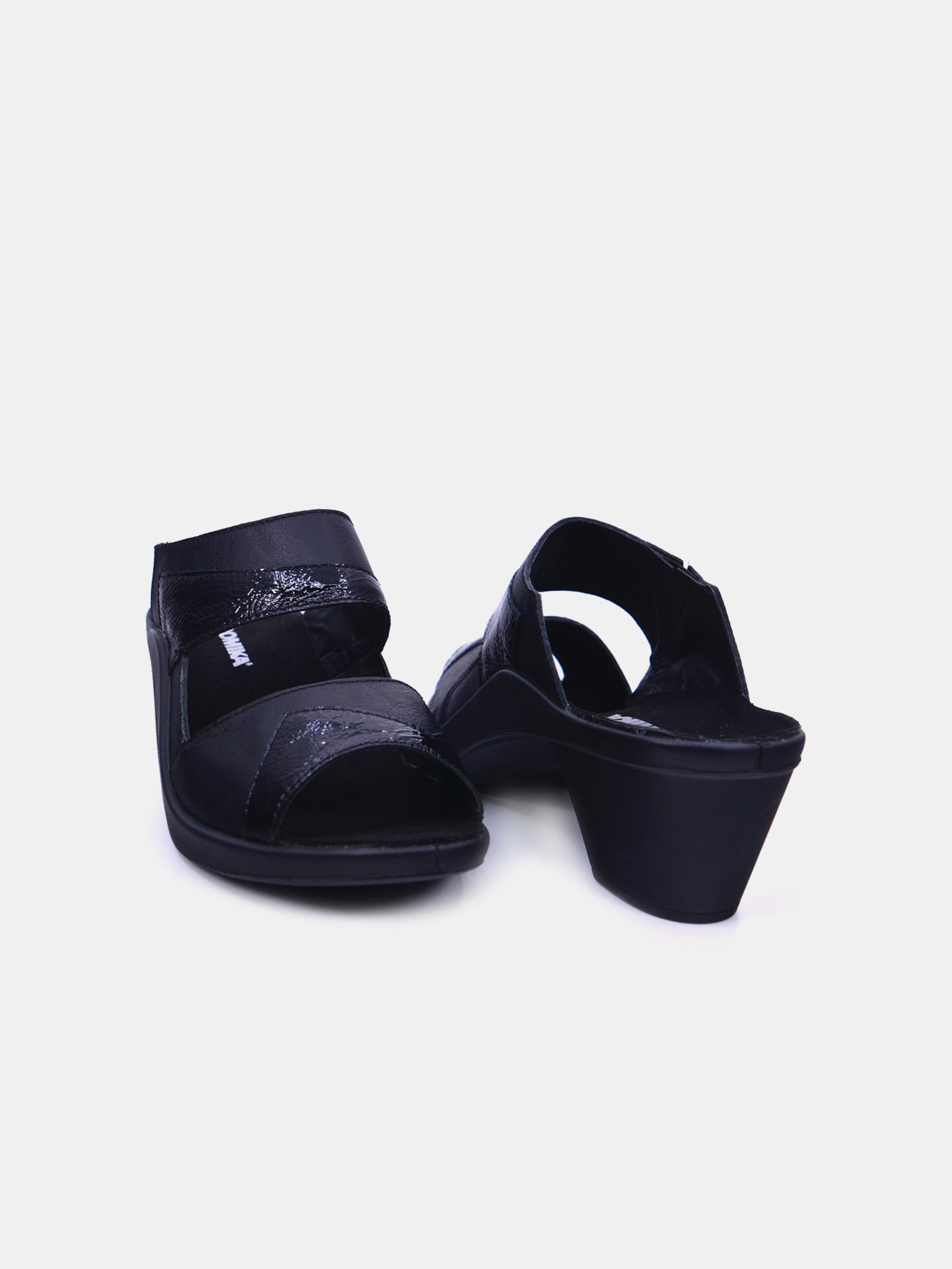 Romika 27155-AR625 Heel Sandals #color_Black