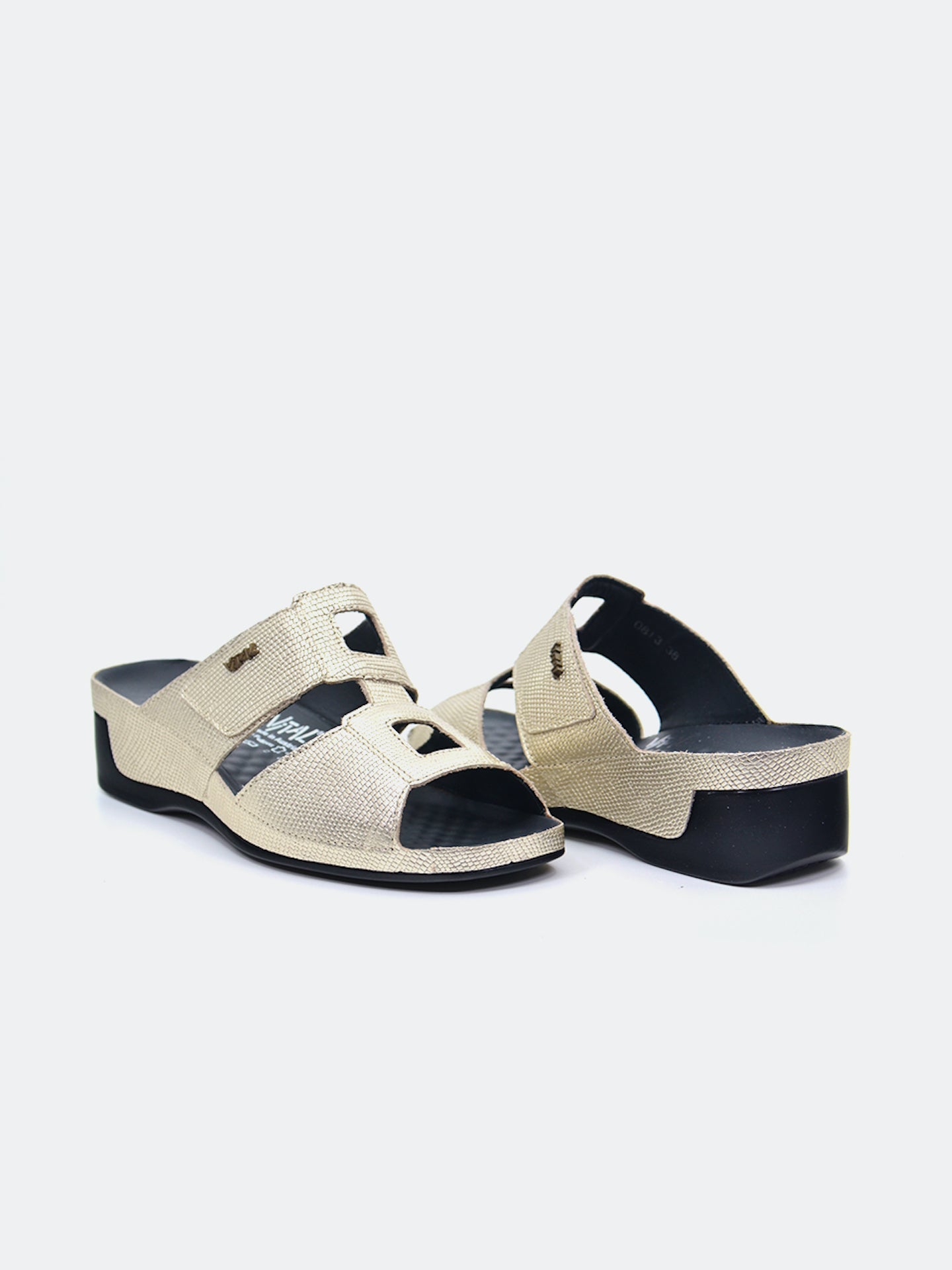 Vital 0813AS Women's Slider Sandals #color_Gold