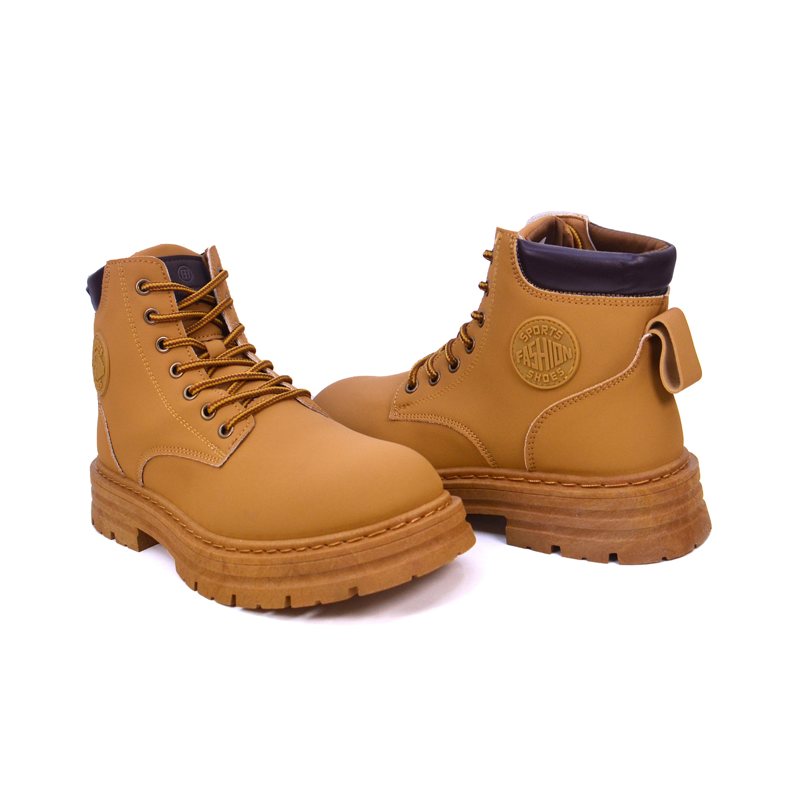 Sail M5012 Men's Casual Boots #color_Brown