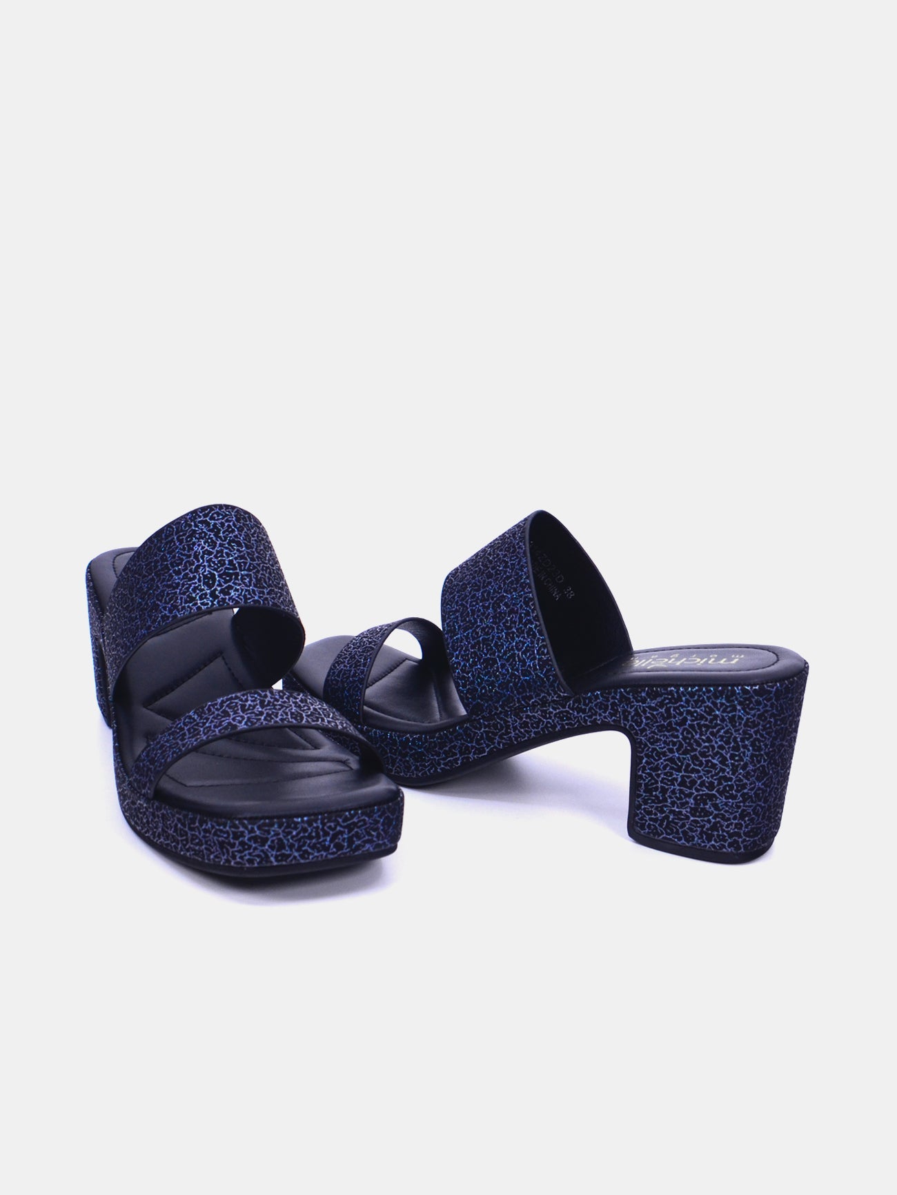 Michelle Morgan 314ZD23D Women's Heeled Sandals #color_Black