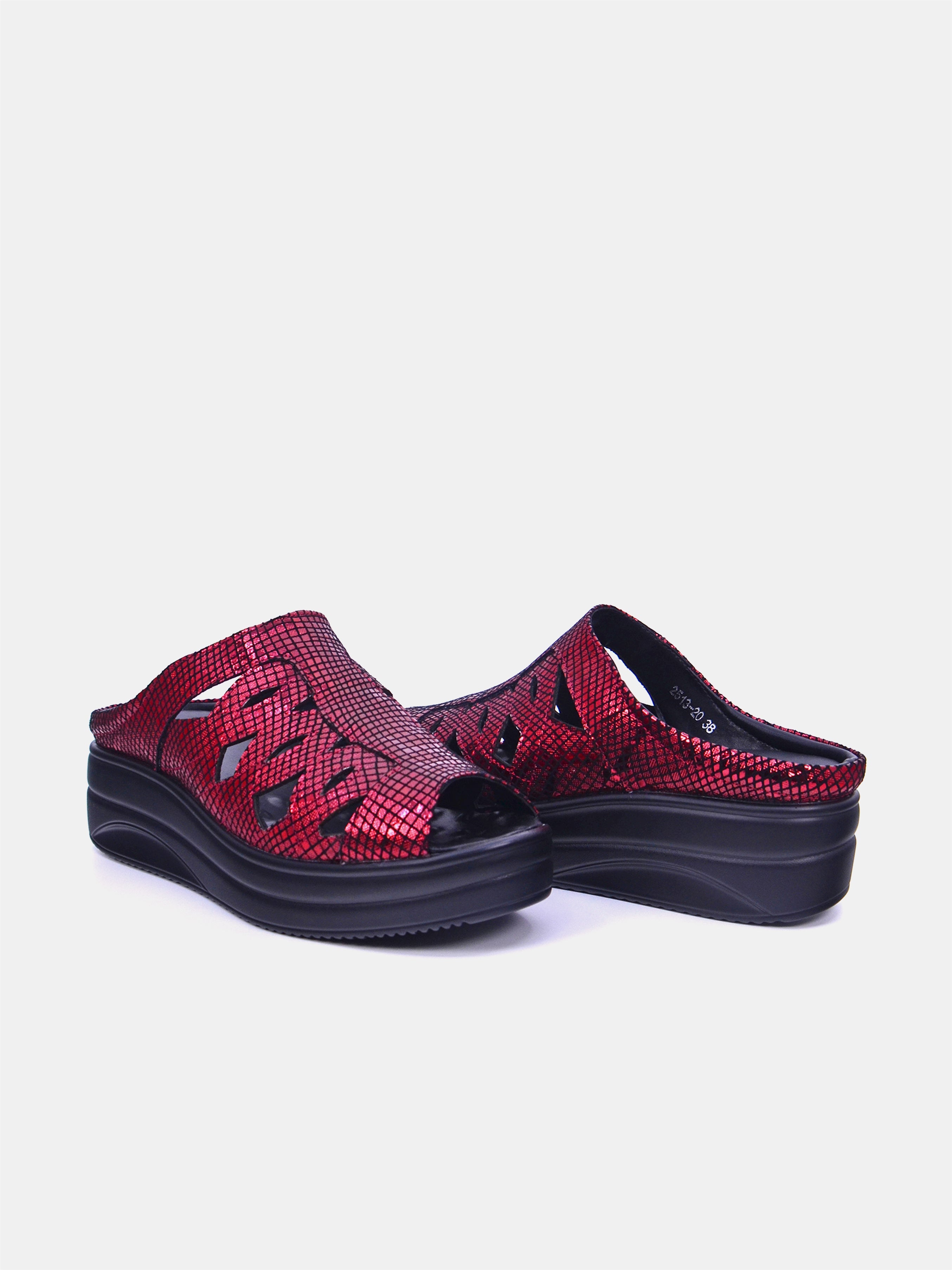 Mynaal Qareen Women's Sandals #color_maroon