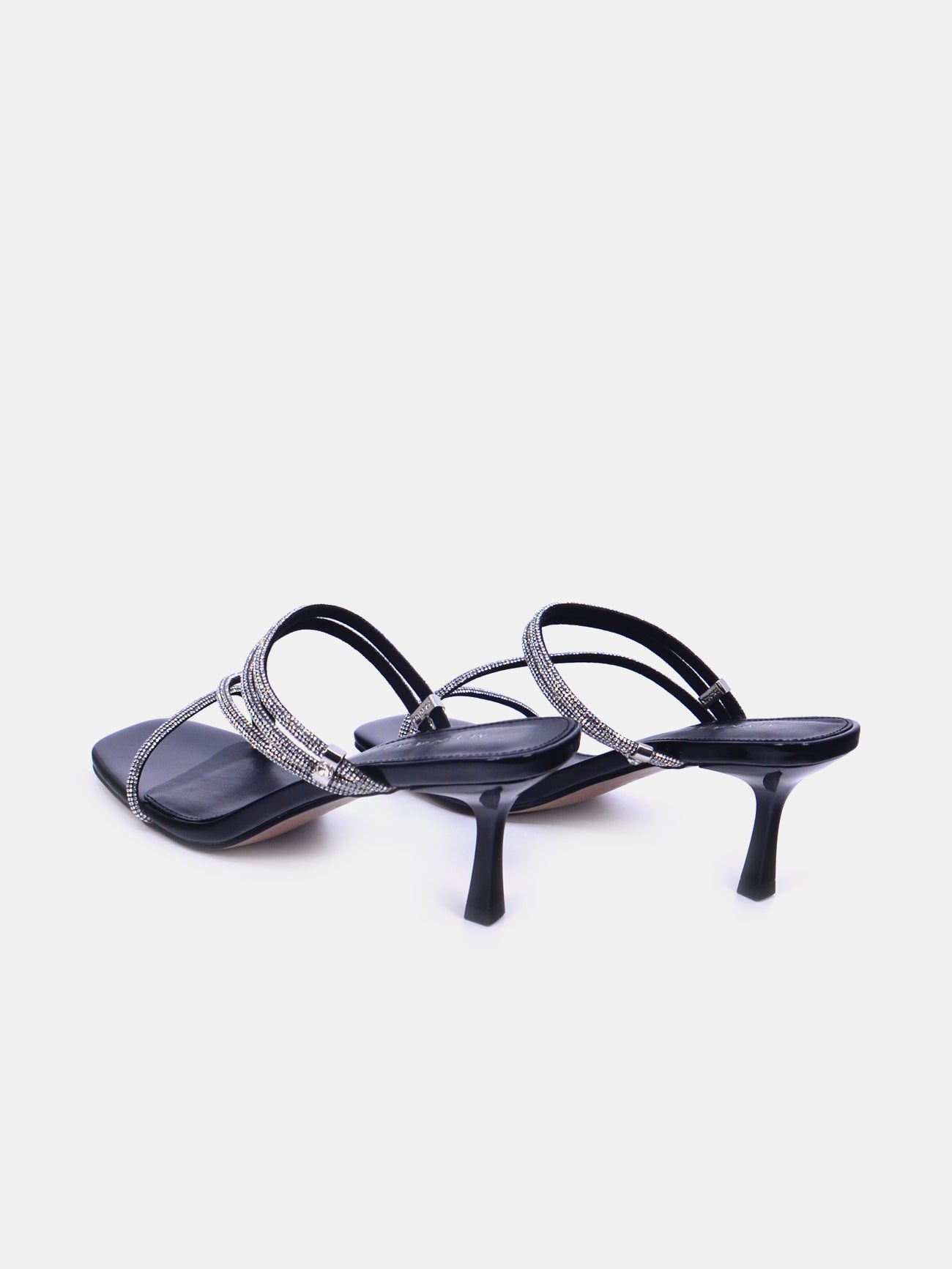 Mynaal Ethra Women's Pencil Heel Sandals #color_Black