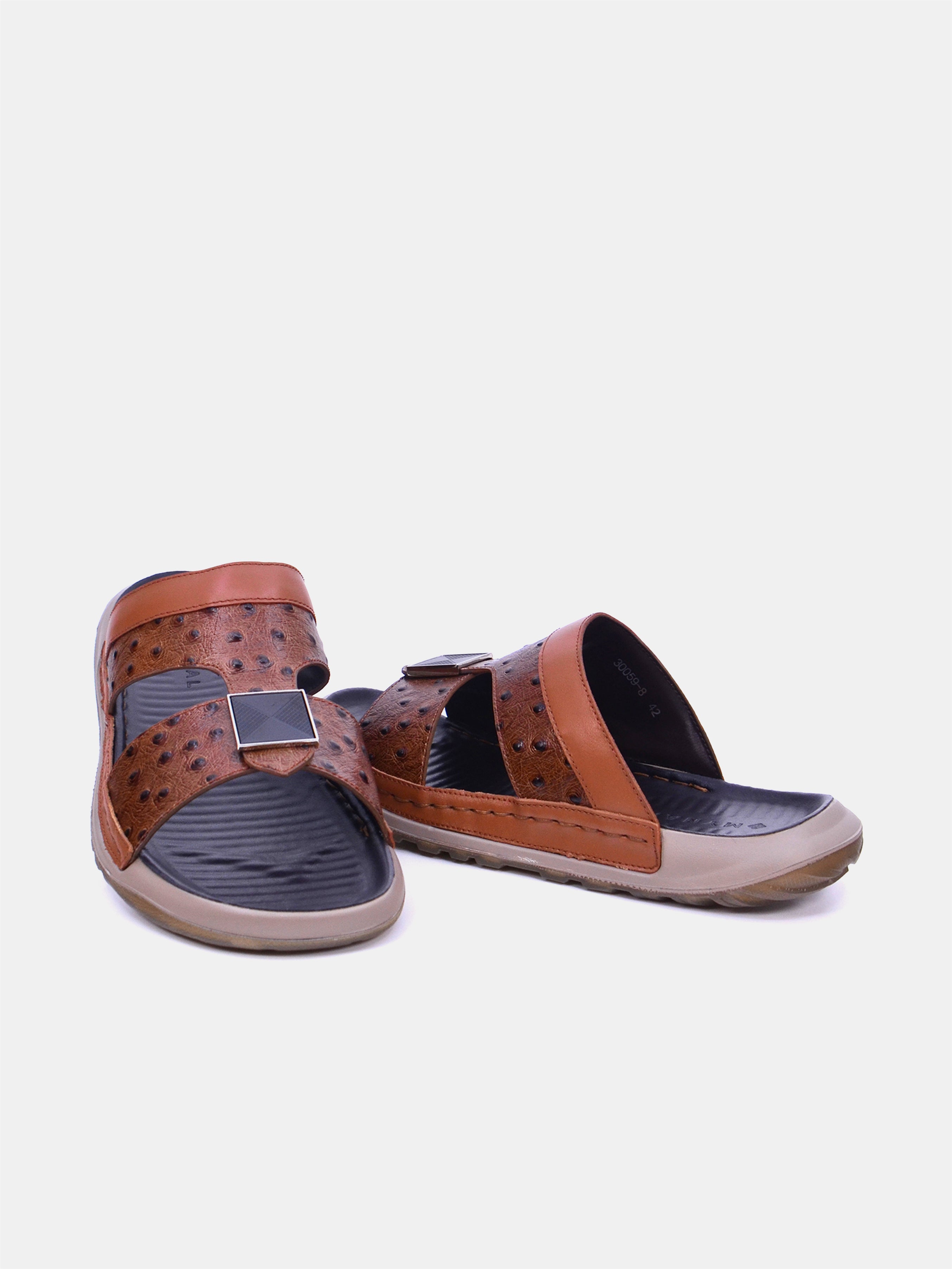 Mynaal Jazem Men's Sandals #color_brown