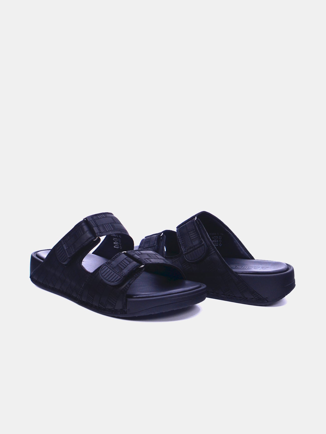 Barjeel Uno 2368-5 Men's Arabic Sandals #color_black