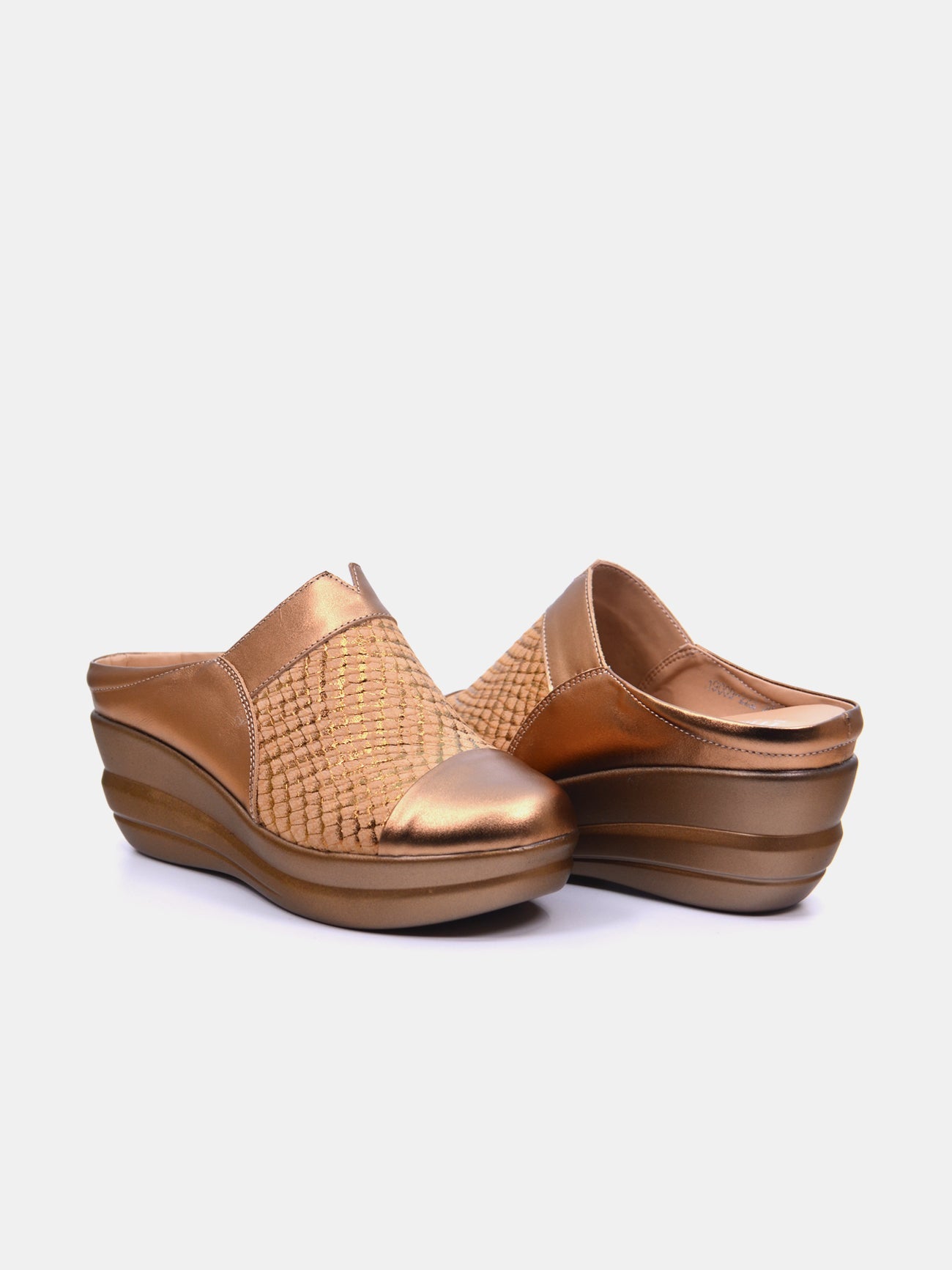 Michelle Morgan 19009-222 Women's Slip On Sandals #color_Brown