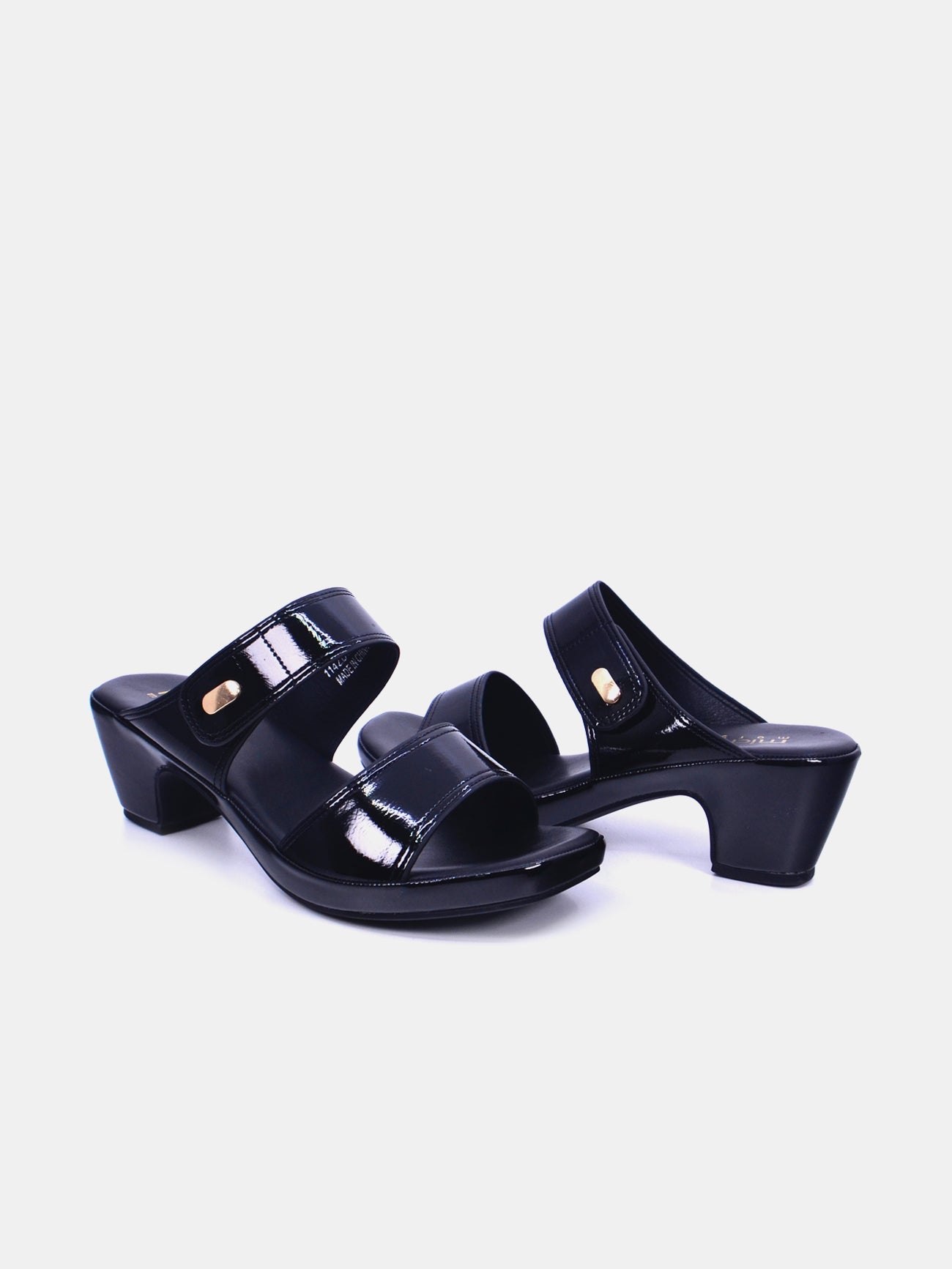 Michelle Morgan 114ZD121 Women's Heeled Sandals #color_Black