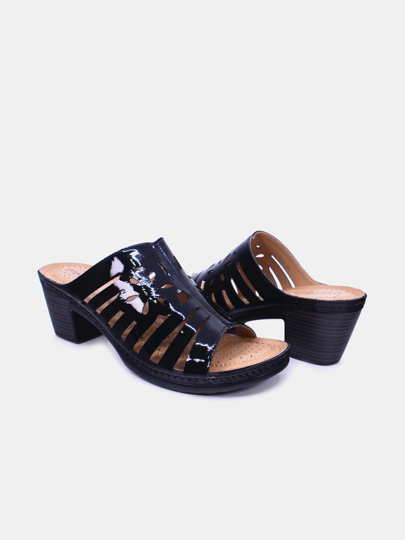 Michelle Morgan 221-5 Women's Sandals #color_Black