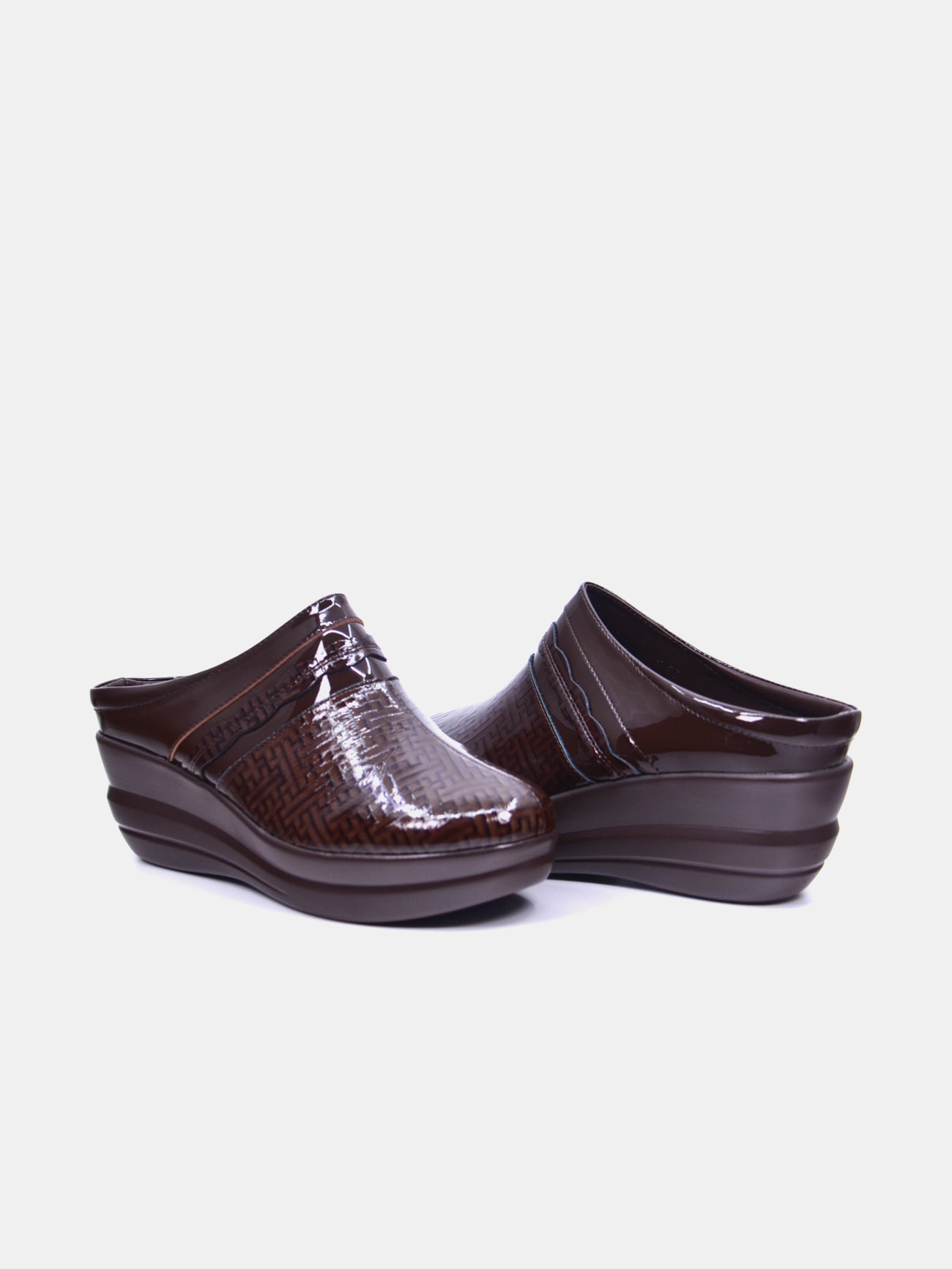 Michelle Morgan 19009-226 Women's Slip On Sandals #color_Brown
