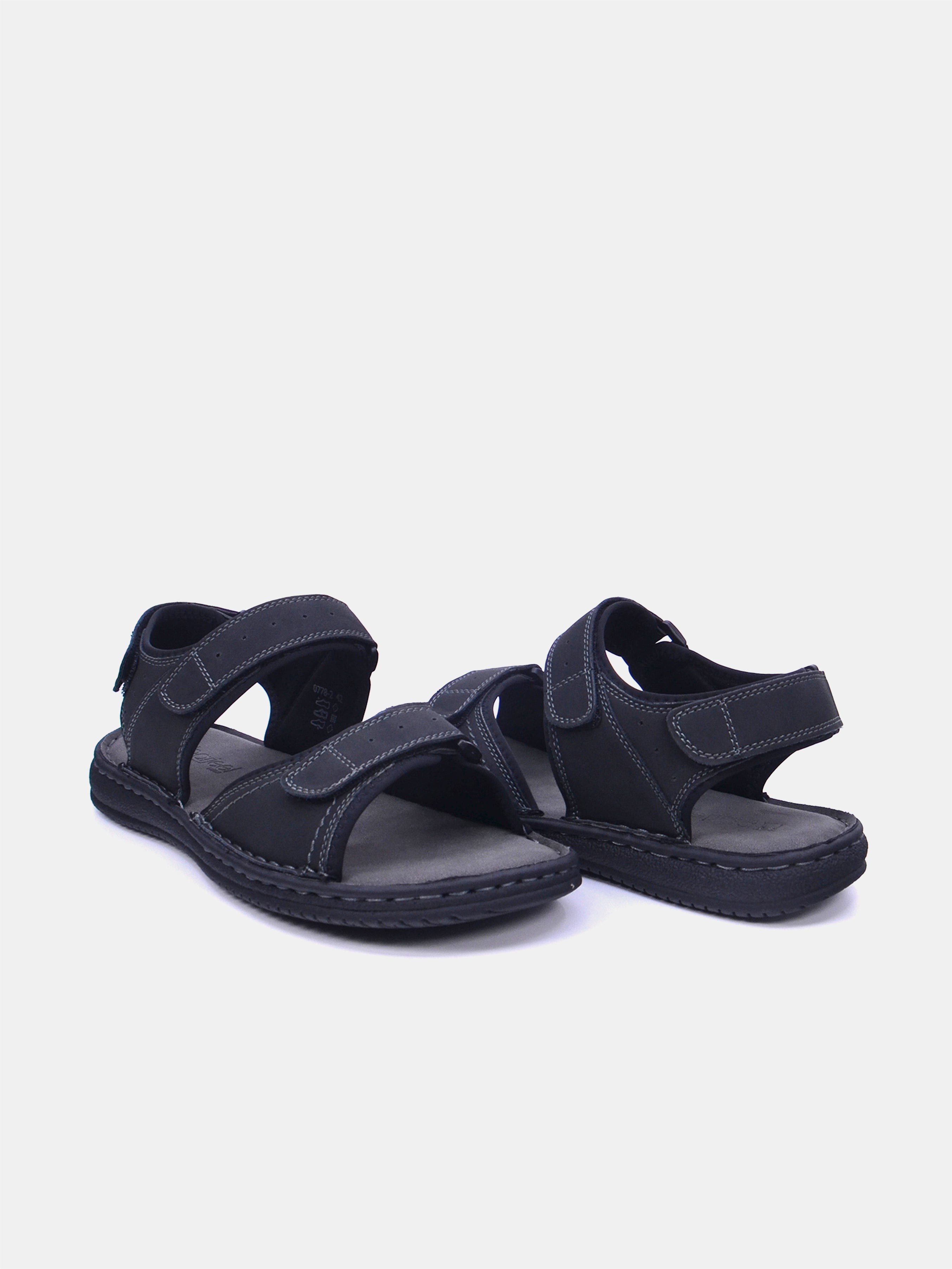 Barjeel Uno 0778-2 Men Casual Sandals #color_Black