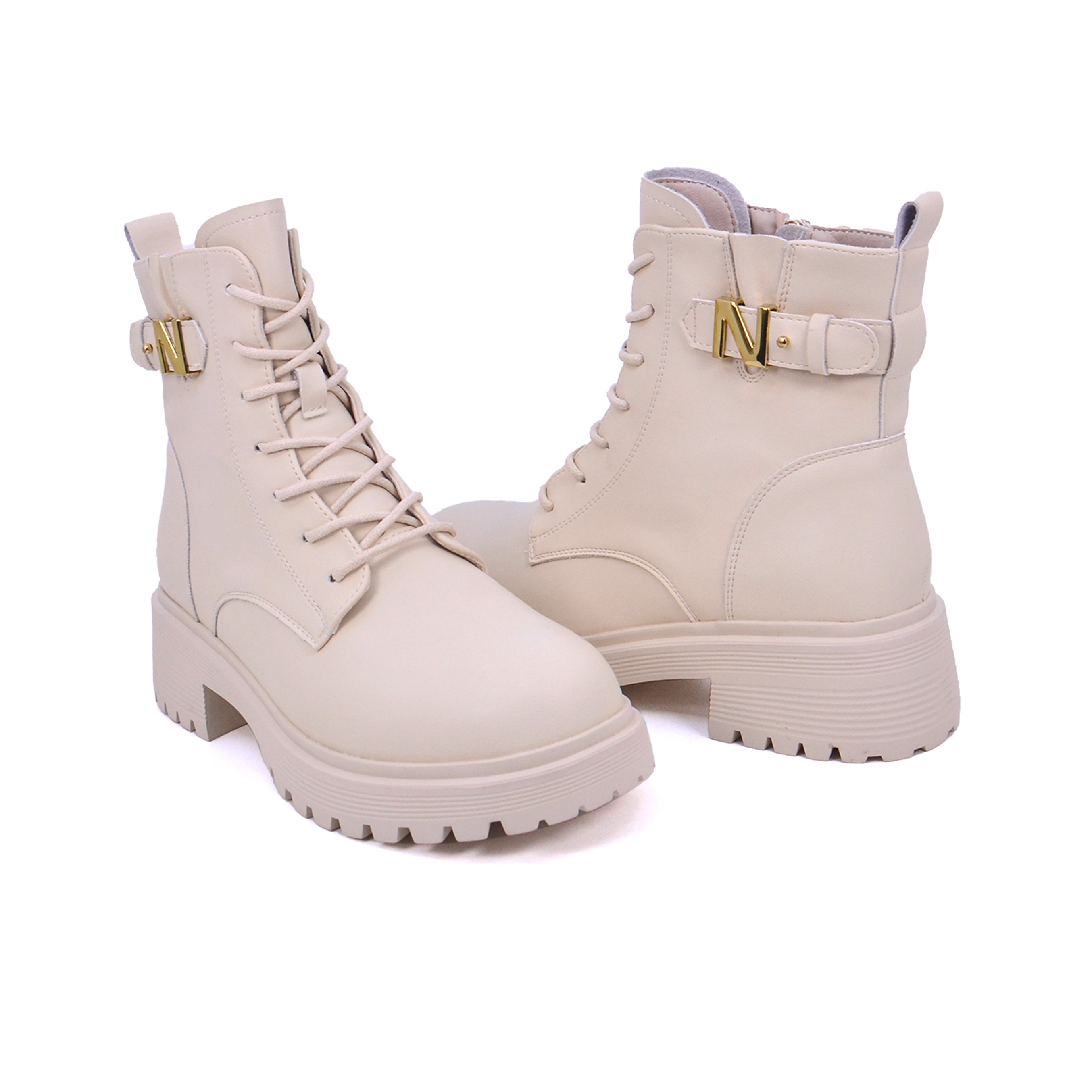 Baile Coco B350-3 Women's Casual Boots #color_Beige