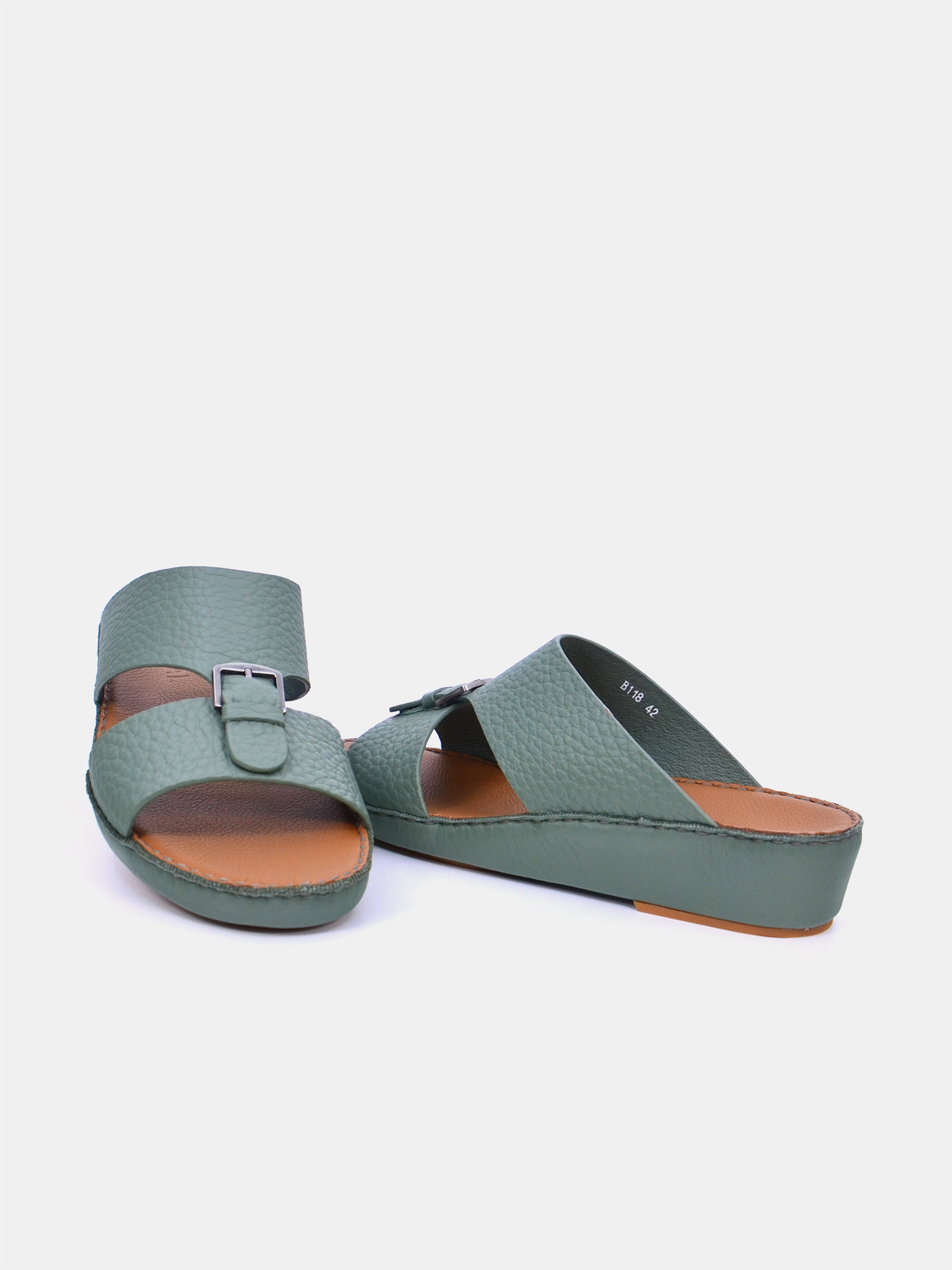 Mynaal B118 Men's Arabic Sandals #color_Brown