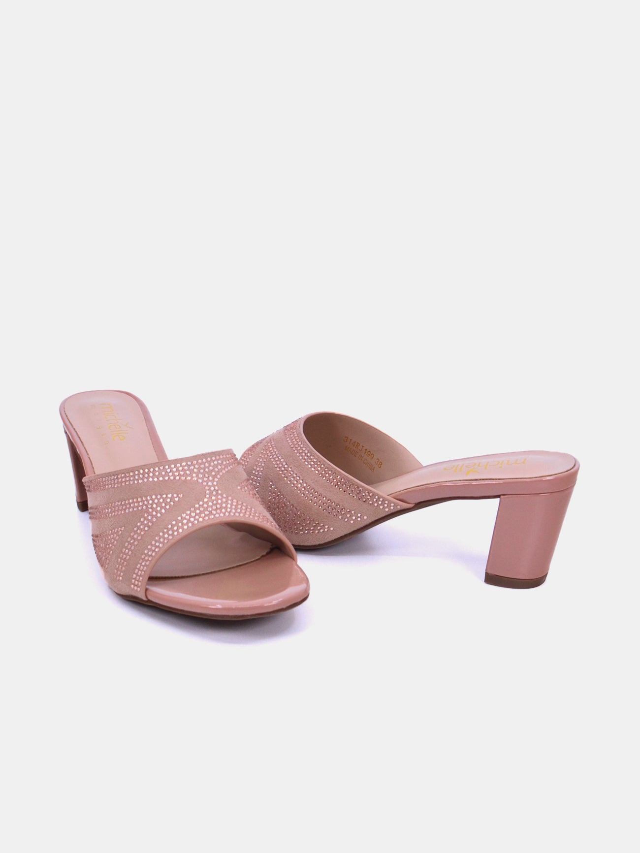 Michelle Morgan 314RJ199 Women's Heeled Sandals #color_Pink