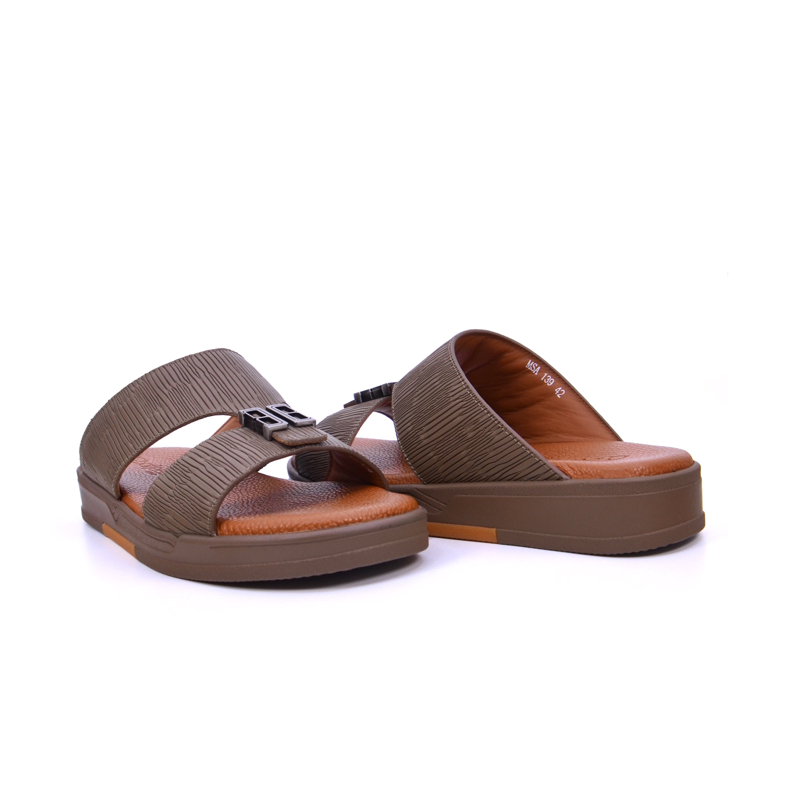 Barjeel Uno MSA139 B Boys Arabic Sandals #color_Green
