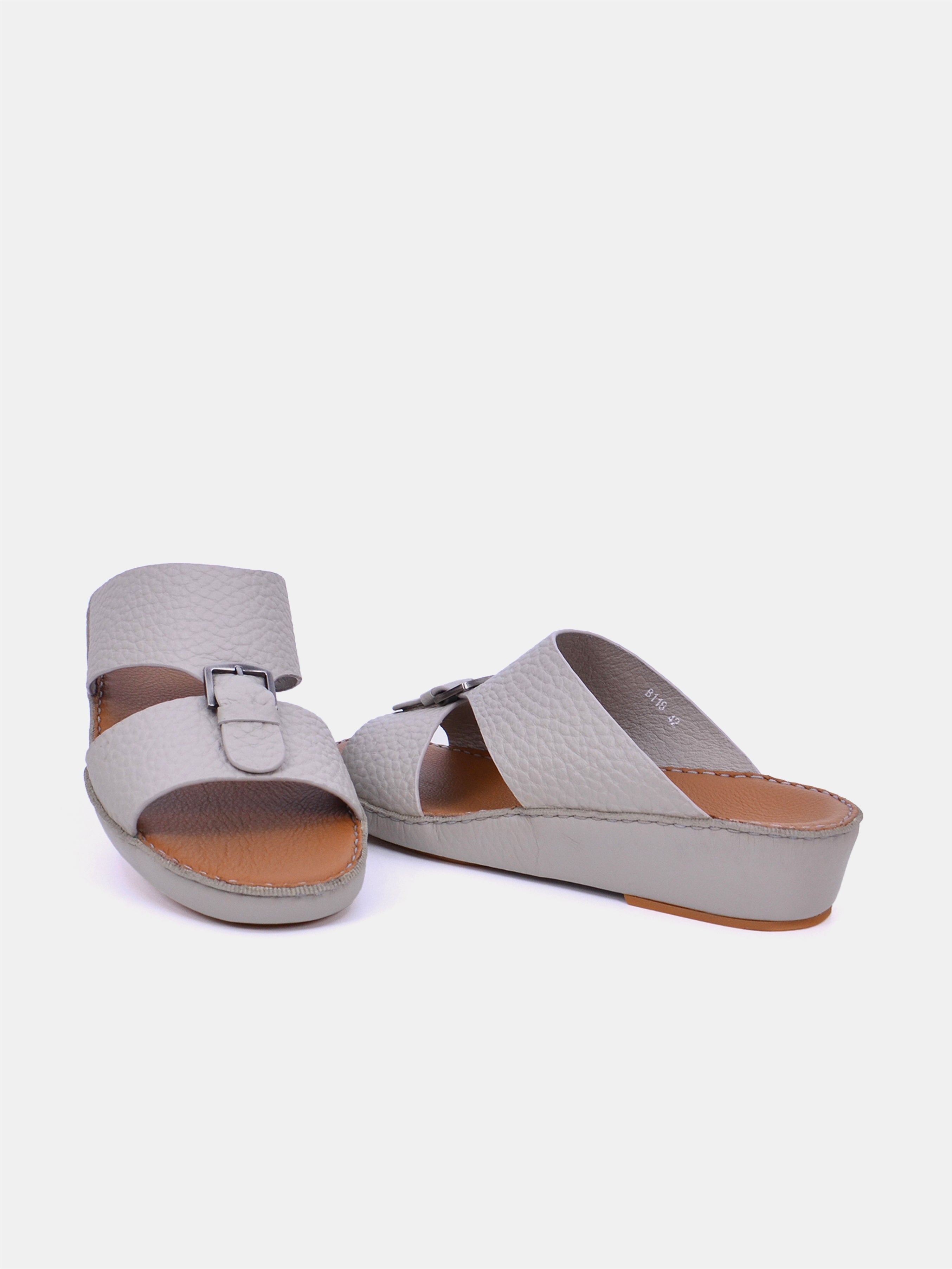 Mynaal B118 Men's Arabic Sandals #color_Beige